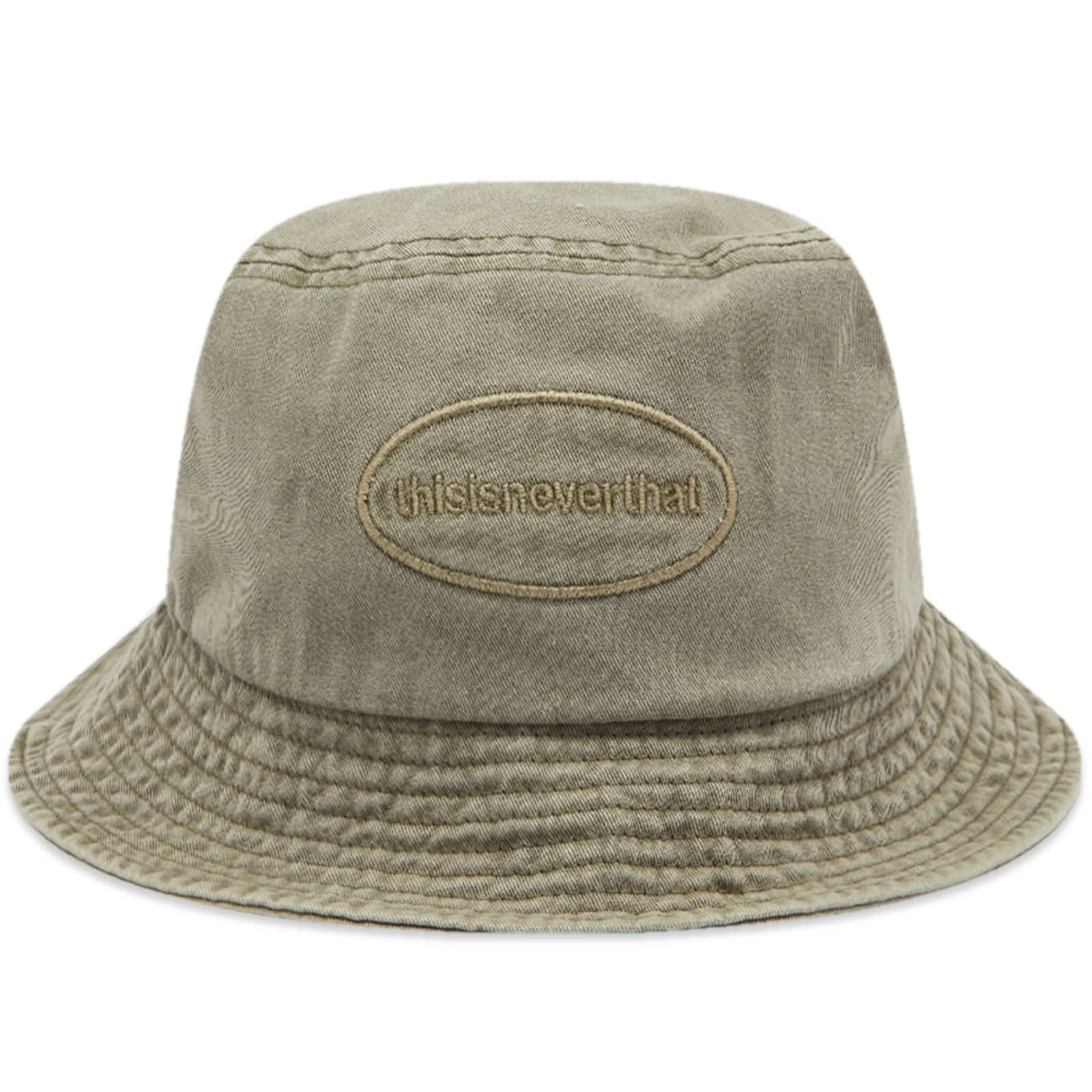 thisisneverthat Overdyed Bucket Hat Olive END.