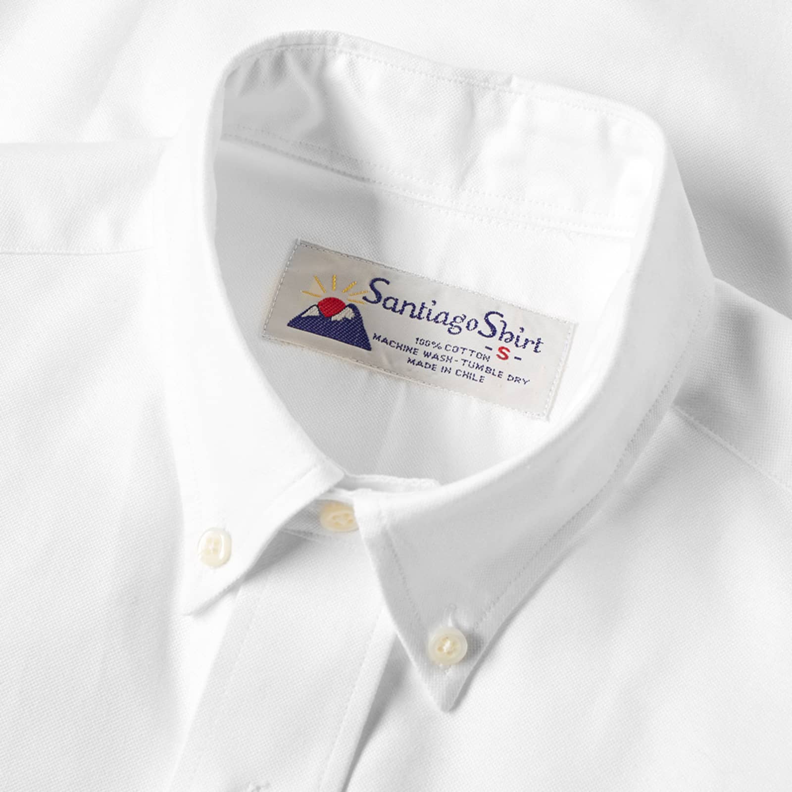 Santiago Shirt by Gitman Vintage Oxford Shirt - White