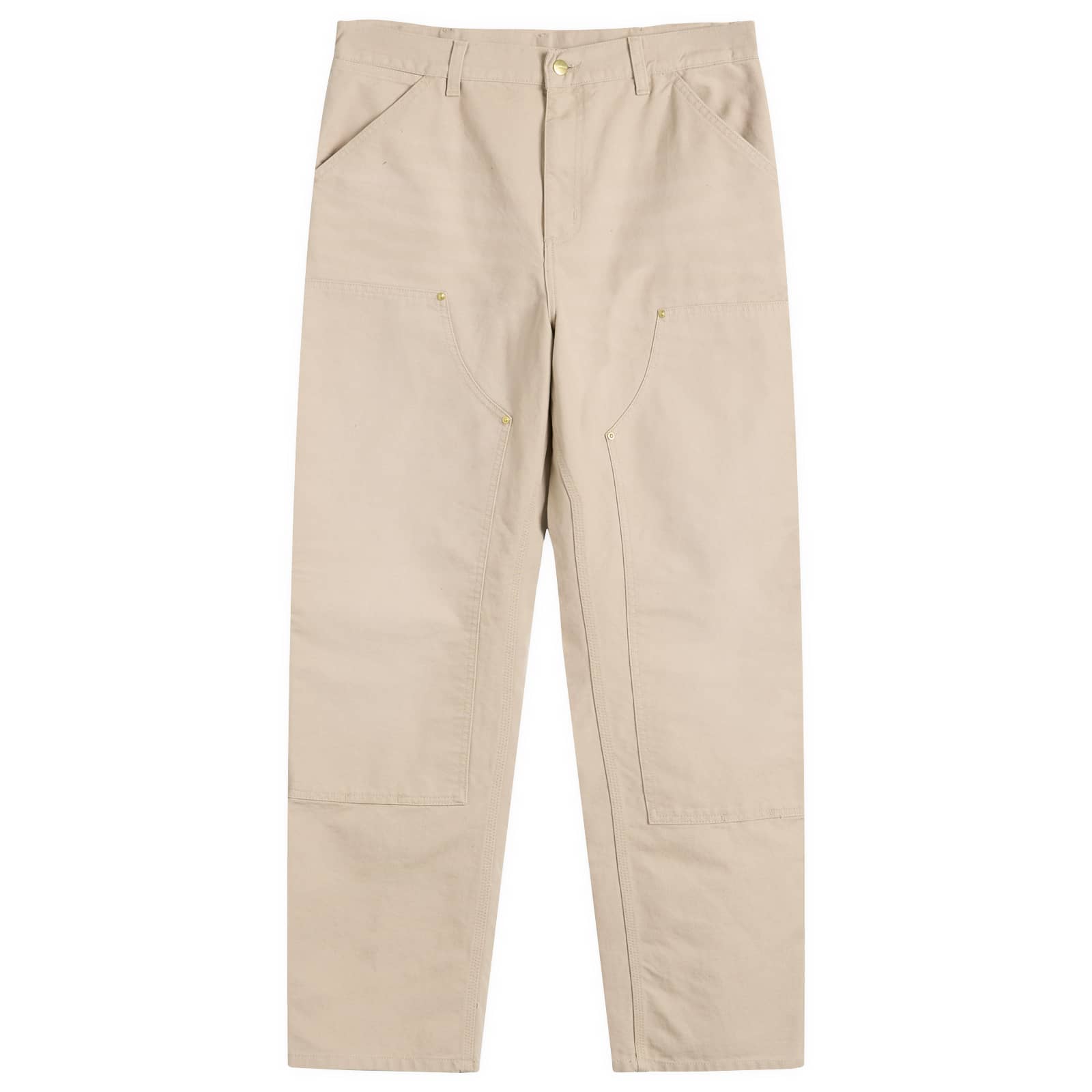 Carhartt WIP Double Knee Pants - Dusky Beige Stone Canvas