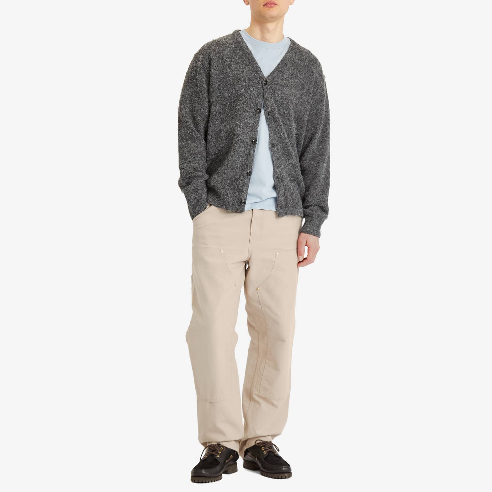 Carhartt WIP Double Knee Pants - Dusky Beige Stone Canvas