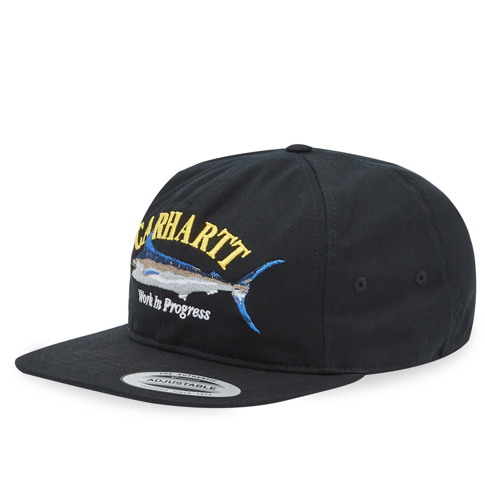 Cappello Berretto Baseball Regolabile Marlin Ricamato Blu