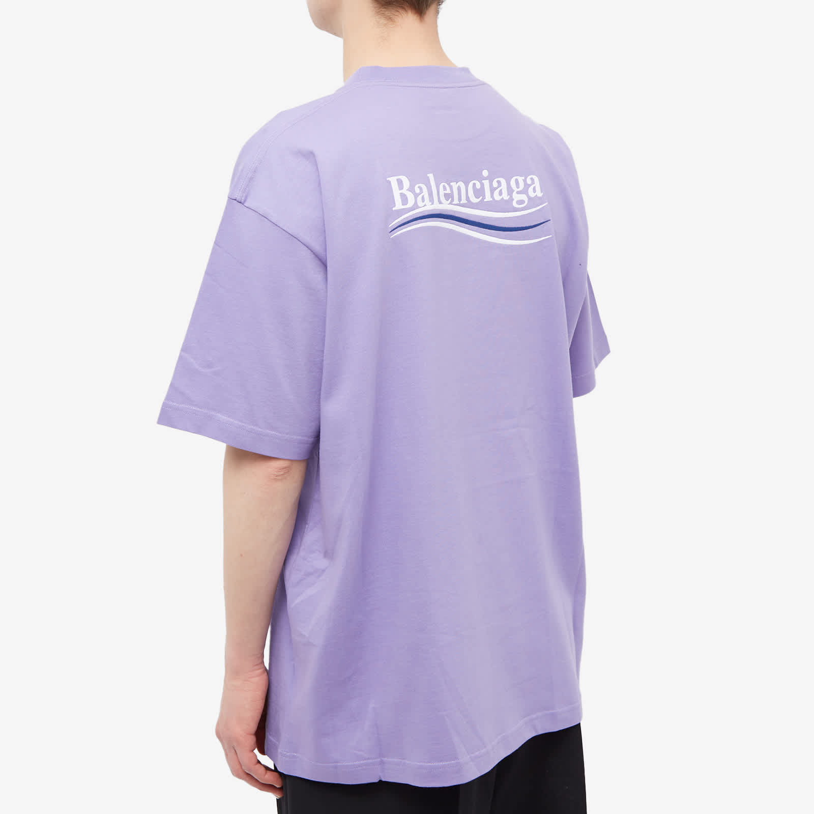balenciaga purple shirt