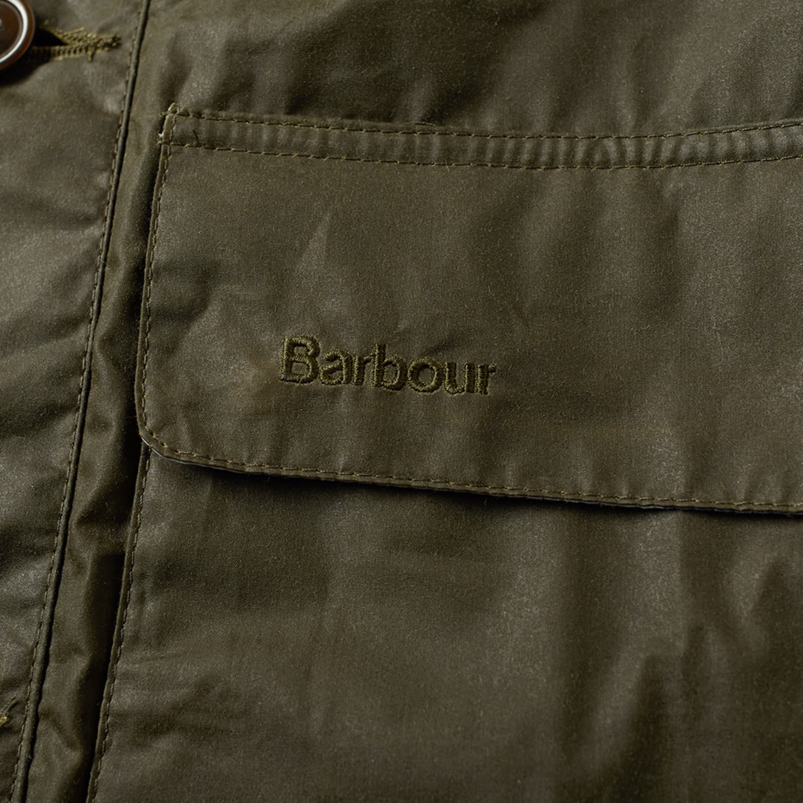 Barbour Kirkstile Waxed Bomber Jacket - Archive Olive