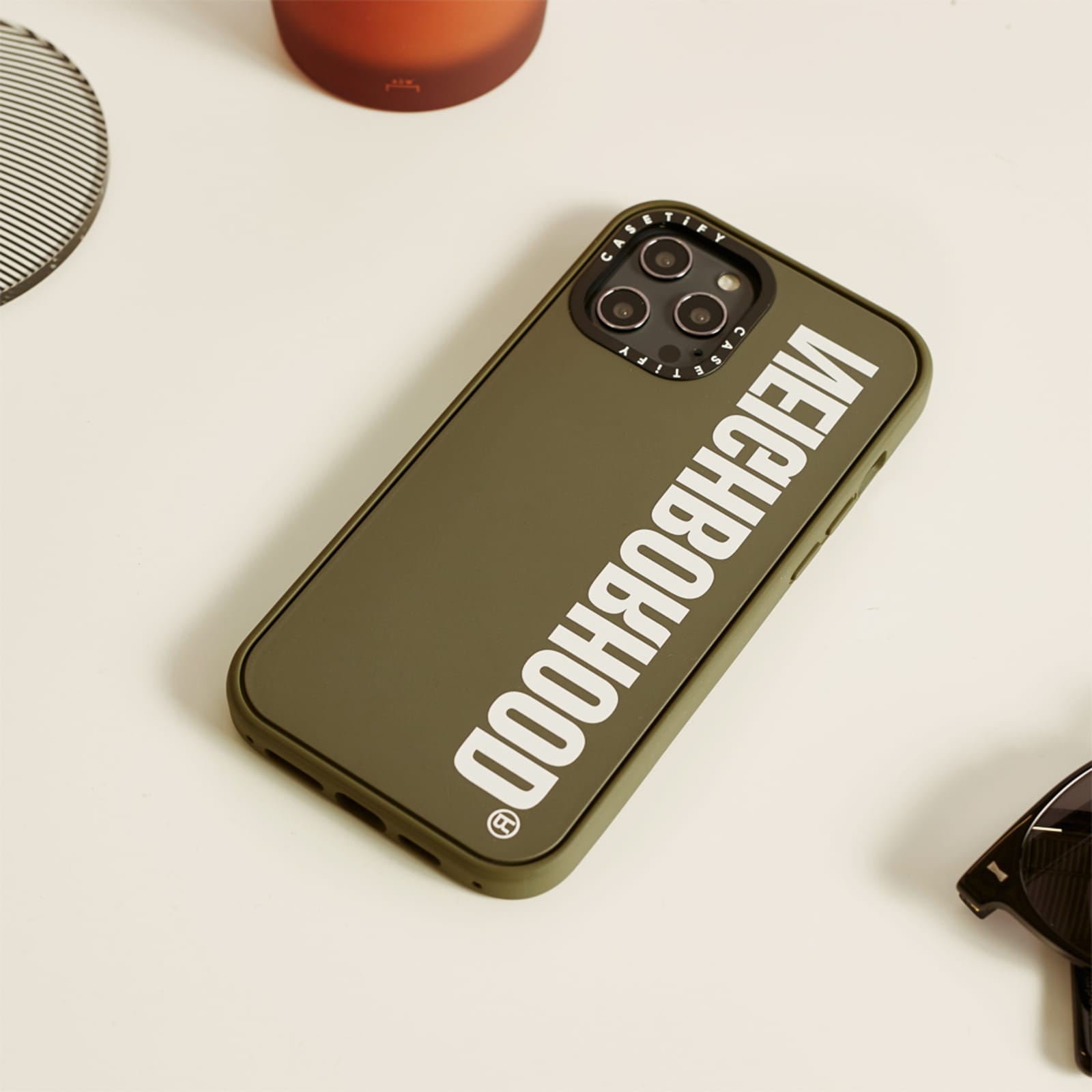Neighborhood x Casetify iPhone 12 Pro Max Case Olive Drab END. (KR)