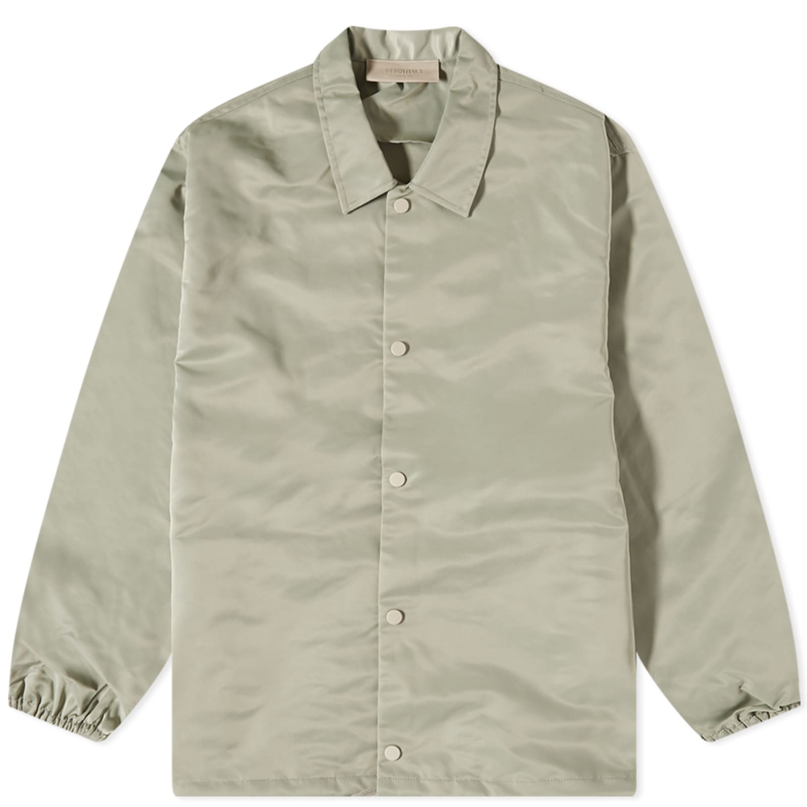 Fear of God ESSENTIALS ESS Logo Coach Jacket Seafoam END.