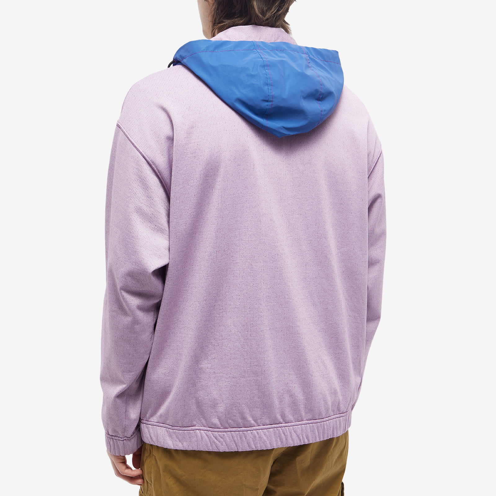 Stone Island Marina Plated Dyed Hooded Sweat - Magenta