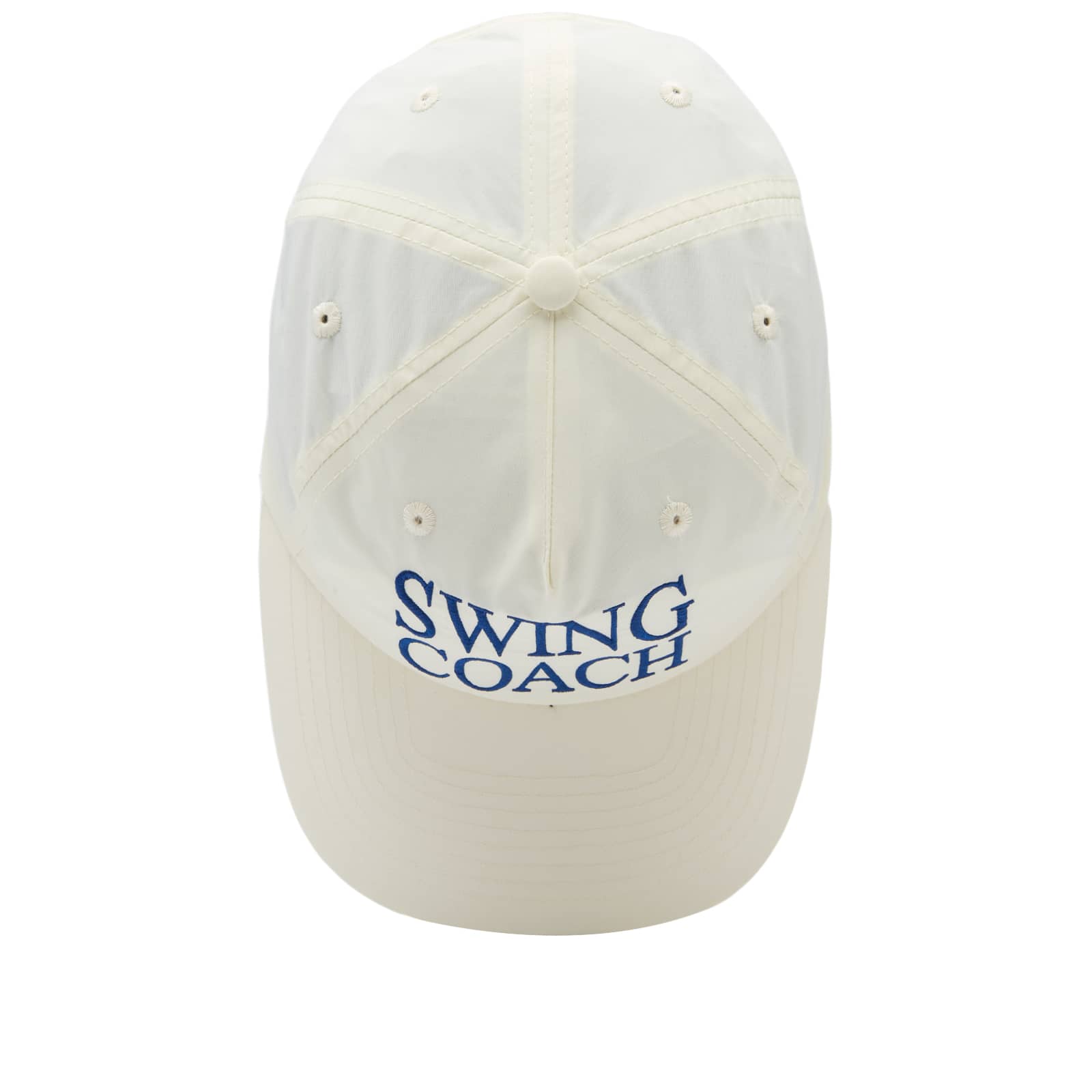 Quiet Golf Swing Coach Nylon Cap Bone END.