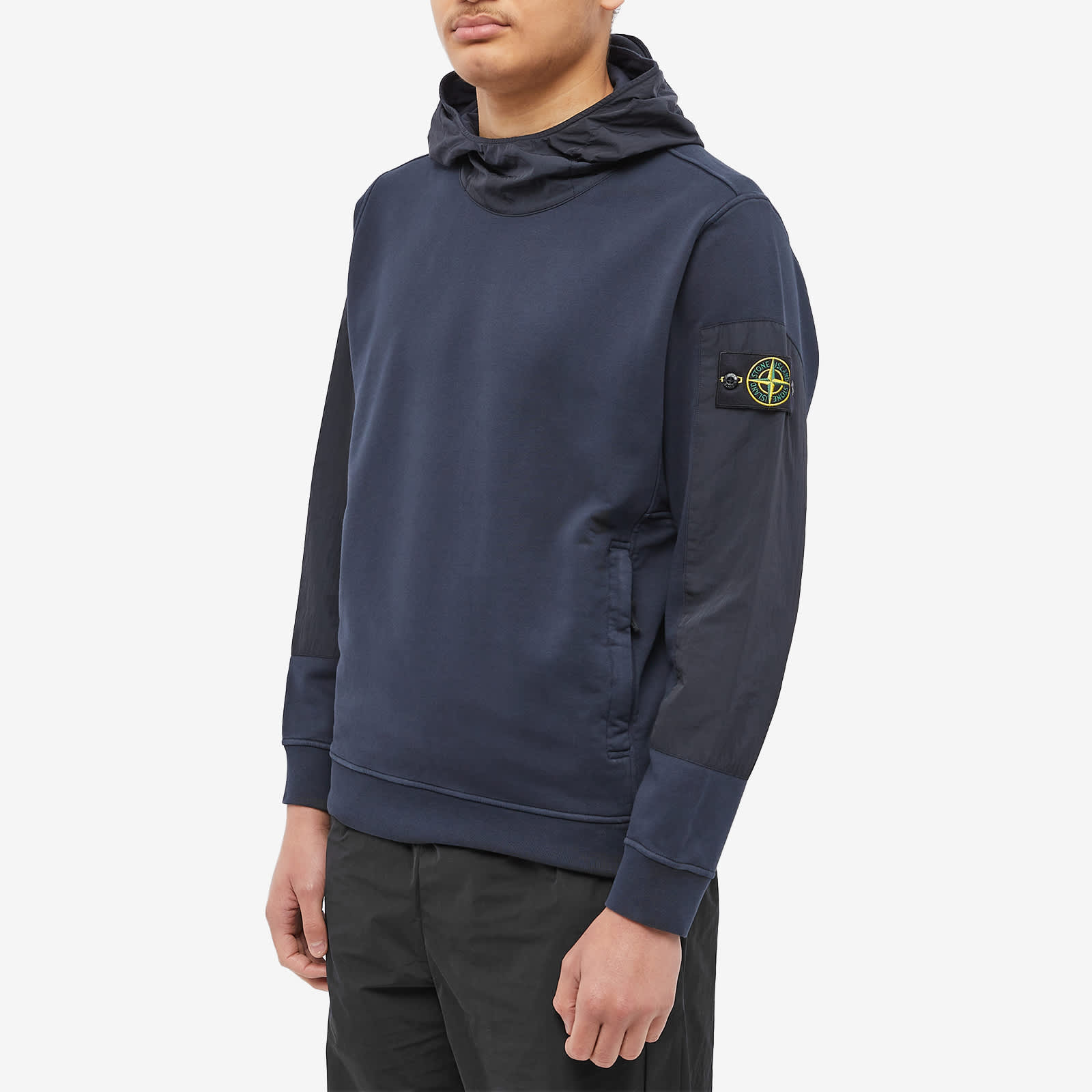 Stone Island Nylon Hooded Sweat Navy END. (US)