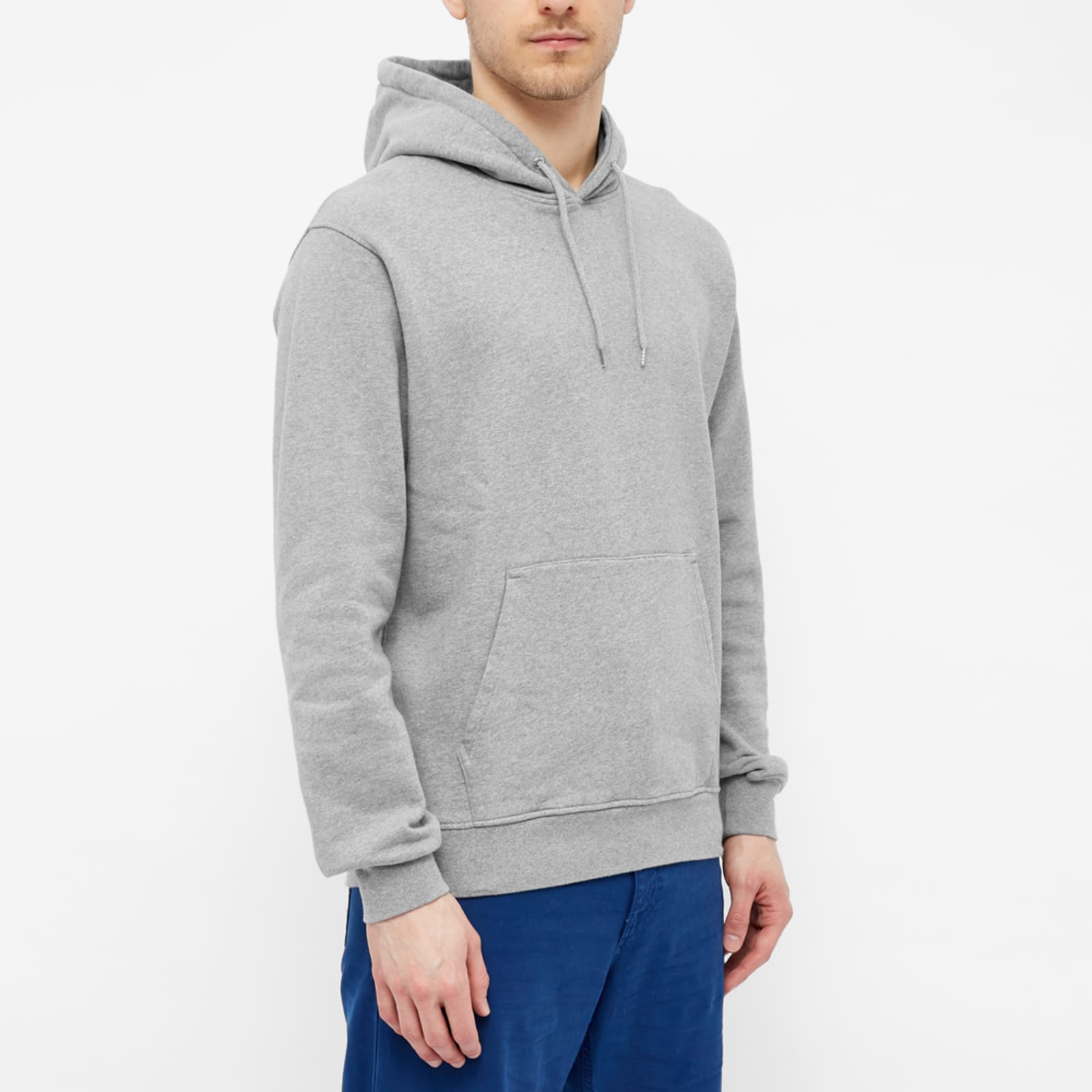 Colorful Standard Classic Organic Popover Hoodie Heather Grey END.
