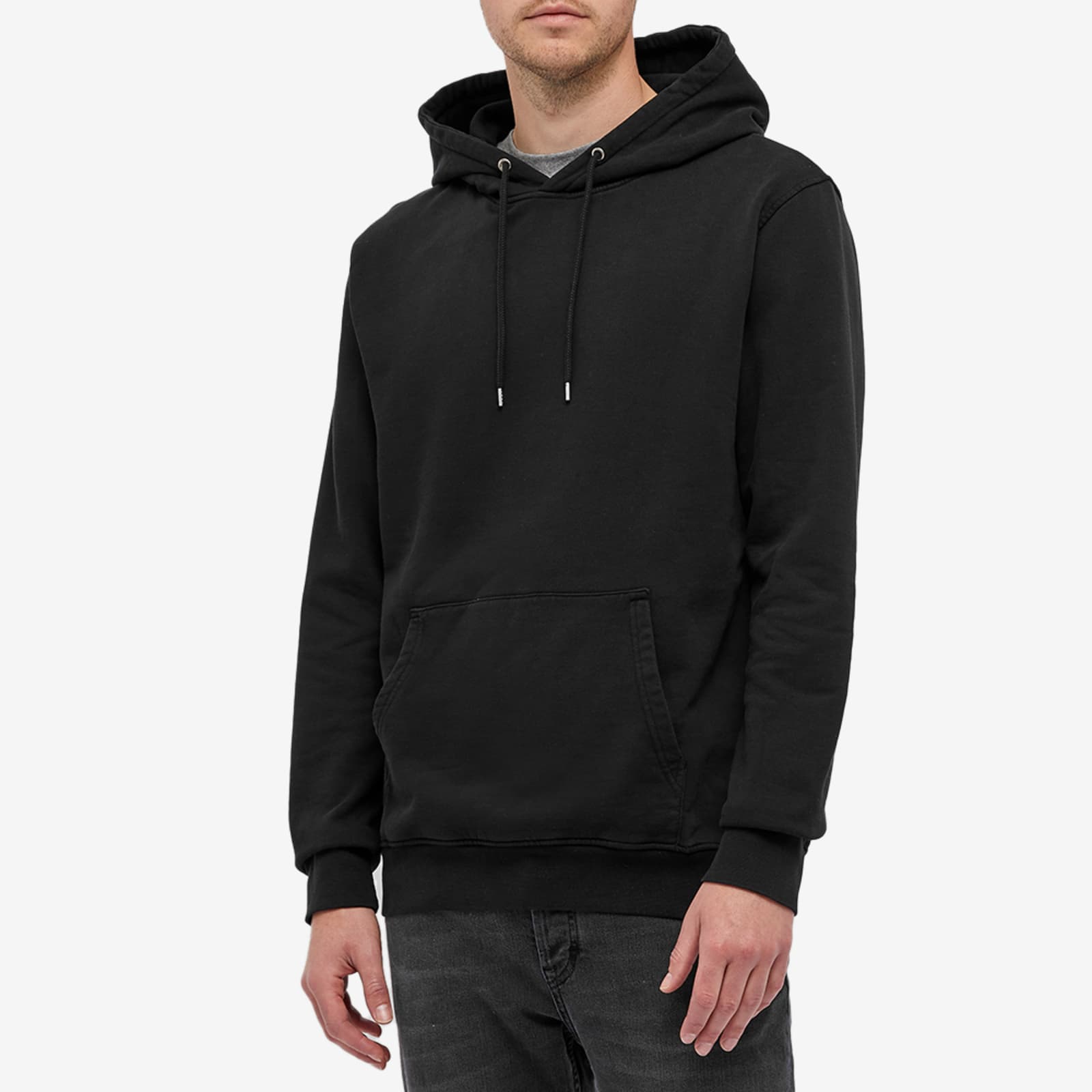 Colorful Standard Classic Organic Popover Hoodie Deep Black END.
