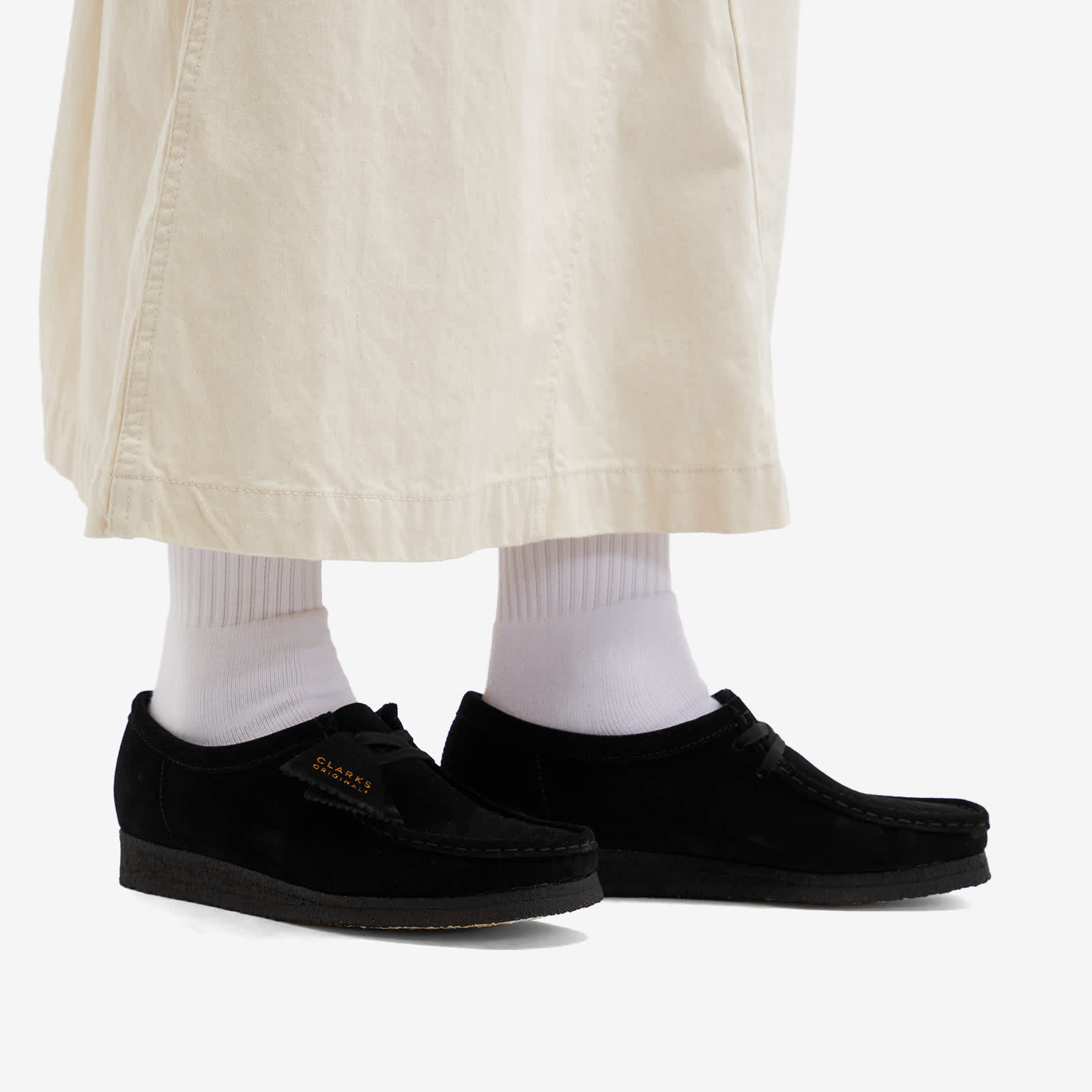 Clarks Originals Wallabee W - Black Suede