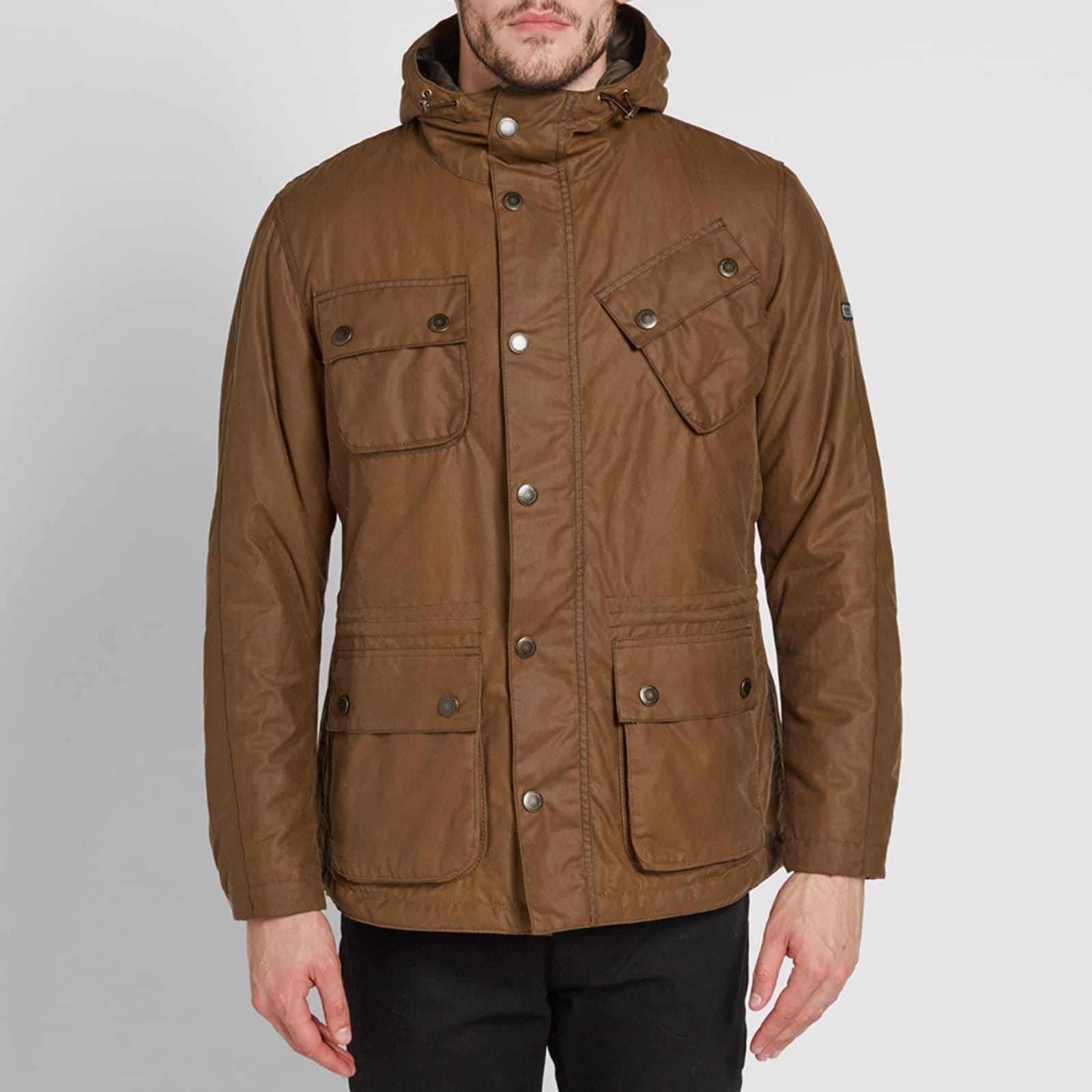 Barbour International V Tech Wax Jacket Tan END. (US)