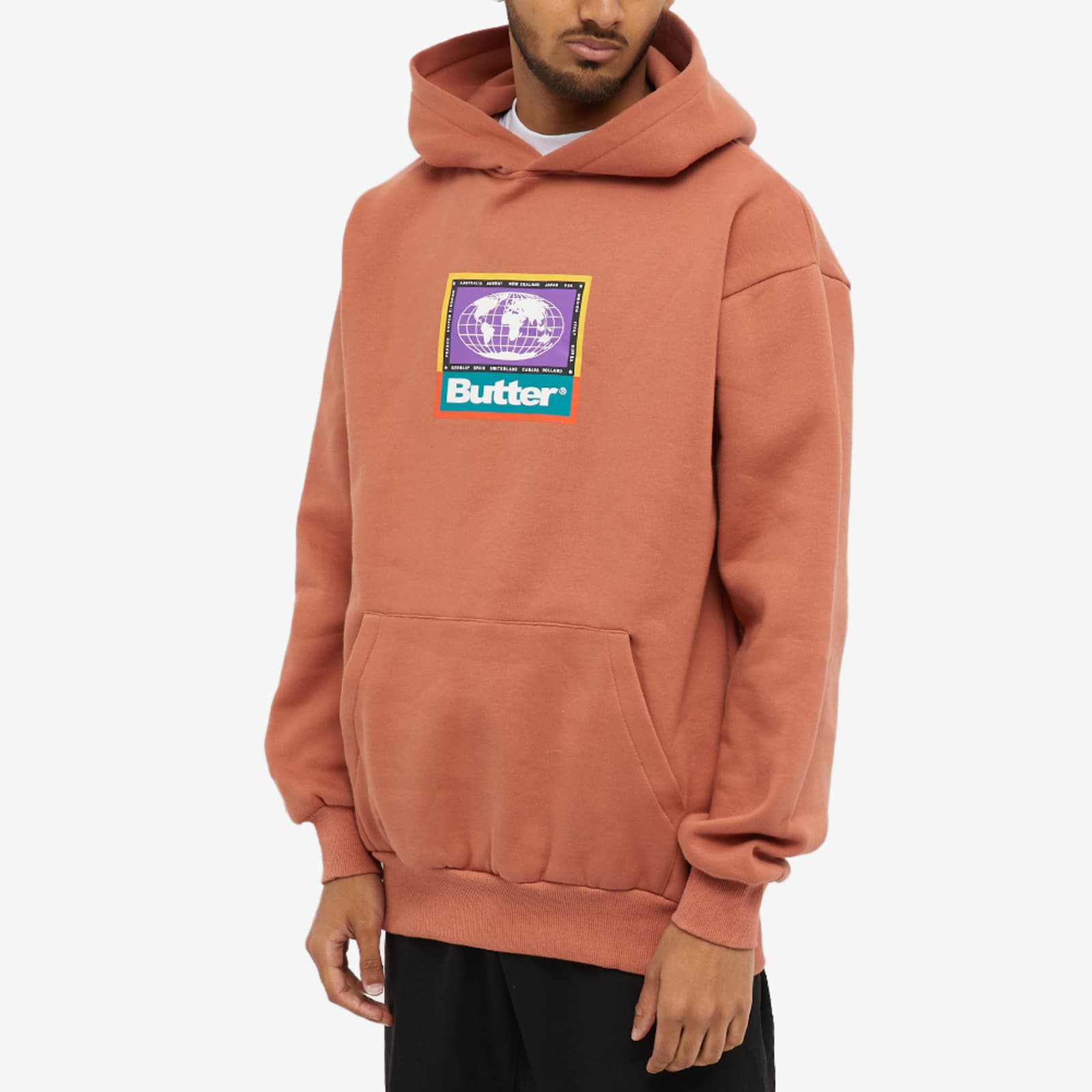 Butter Goods Trek Logo Hoodie Clay END. (JP)