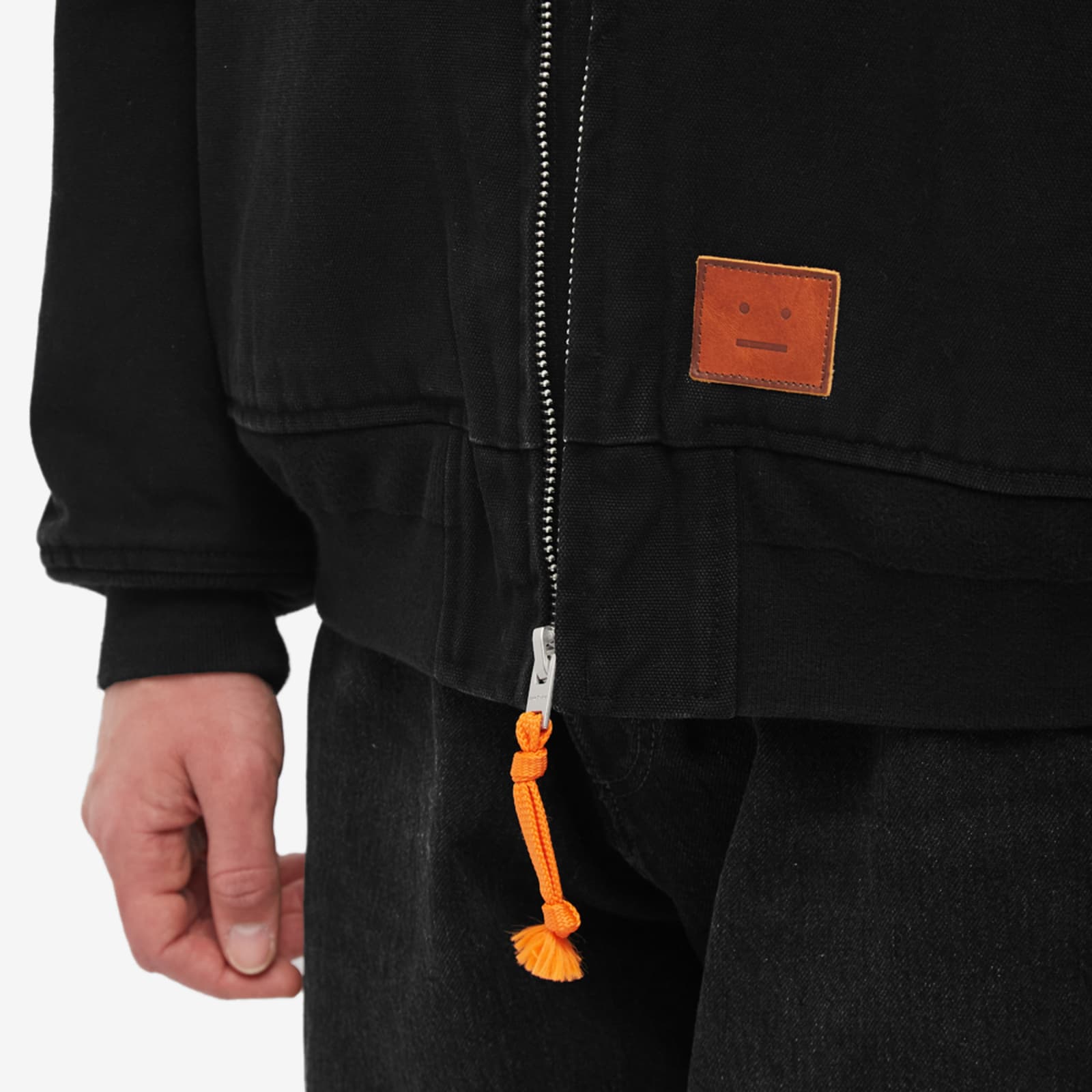 Acne Studios Orgei Canvas Face Bomber Jacket