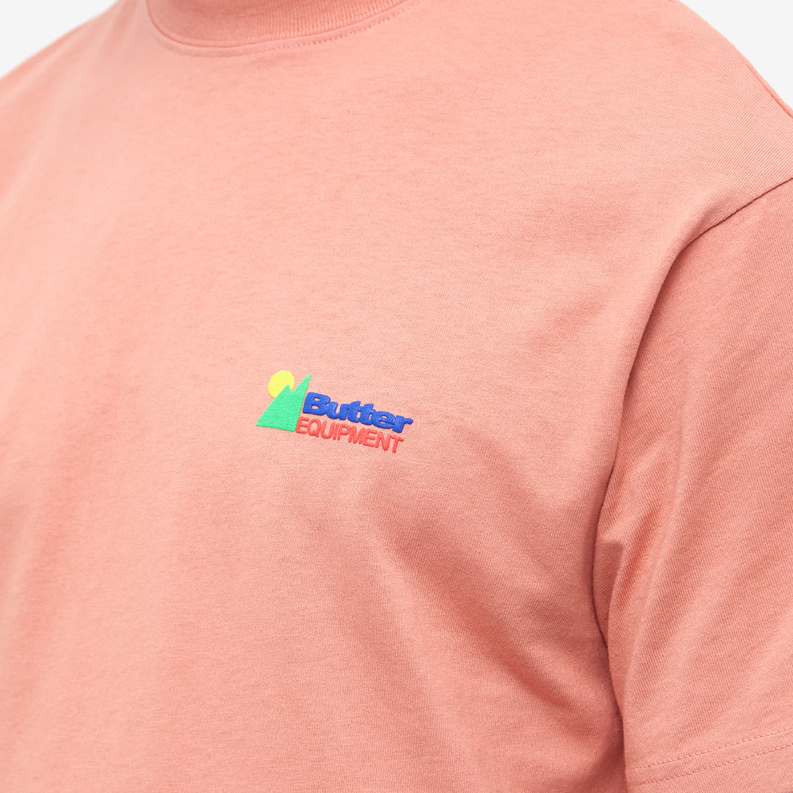 Butter Goods Equipment Pigment Dye Tee Blush END. (Global)