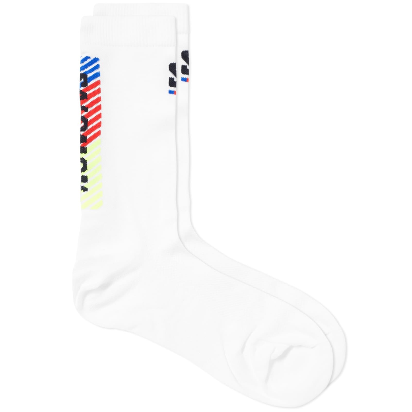 Sports Socks Salomon Pulse Race Flag Crew Black