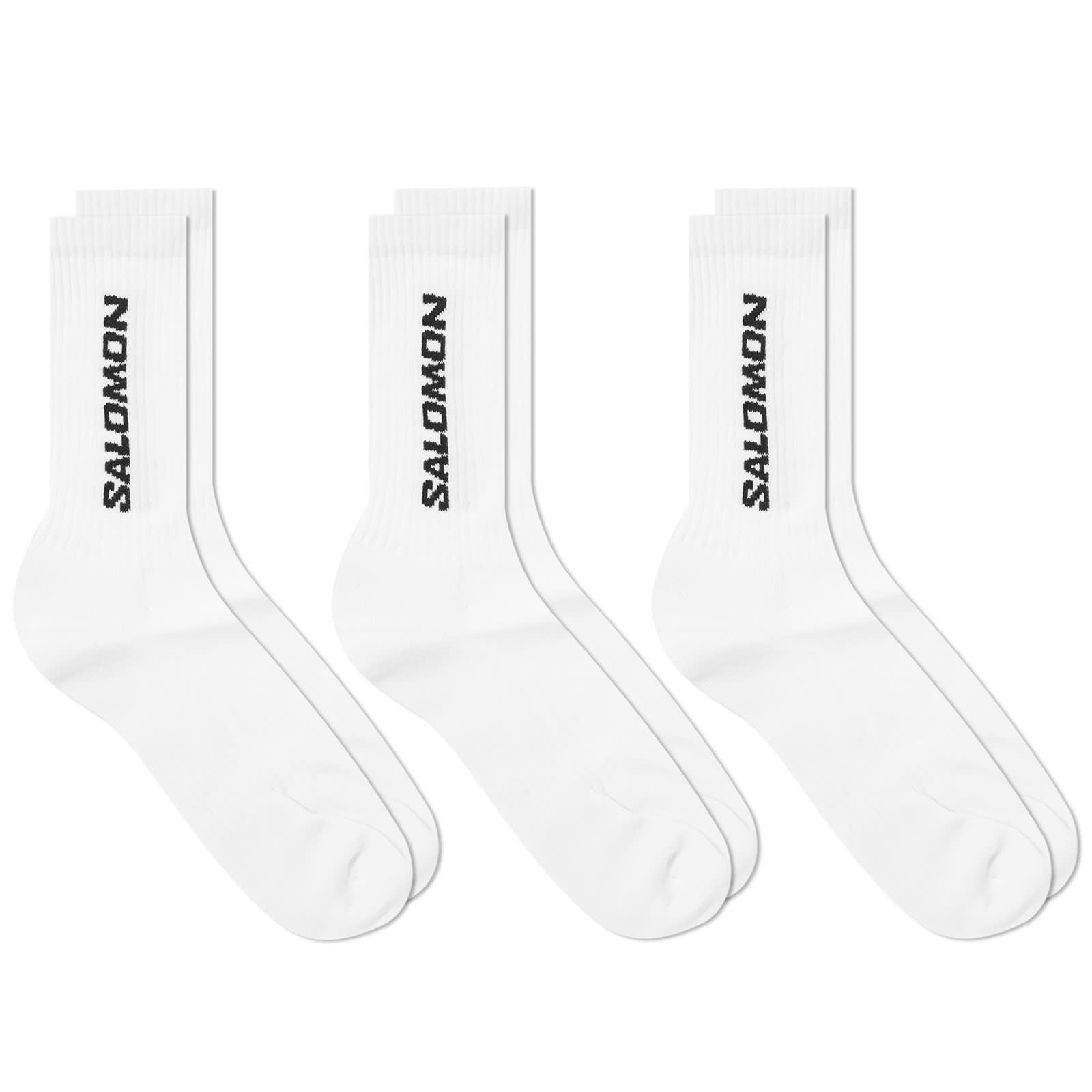 Salomon EVERYDAY CREW SOCK 3PACK White END. (GB)