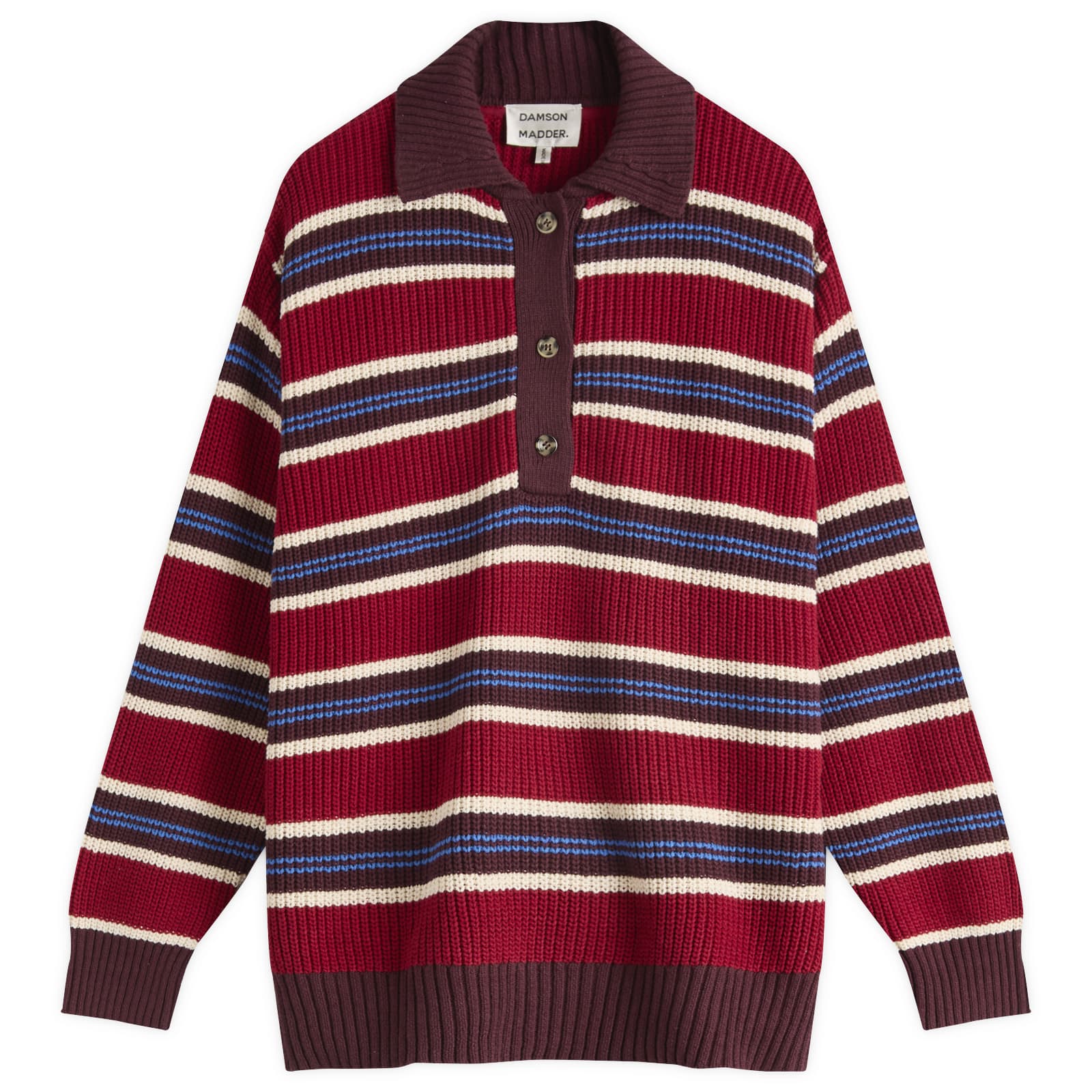 Damson Madder Ilona Striped Rugby Jumper