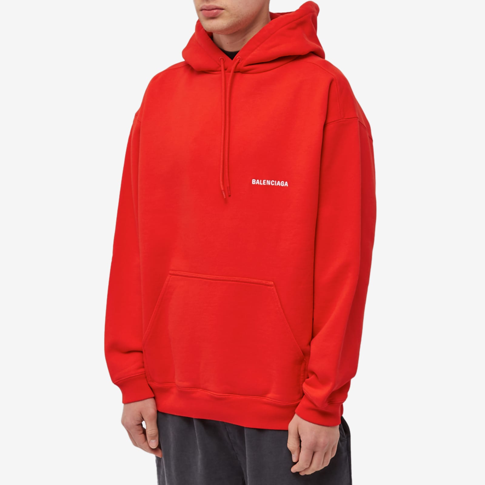 balenciaga hoodie logo on back