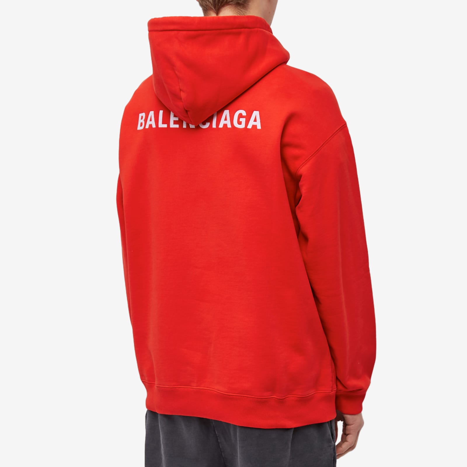 balenciaga hoodie logo on back