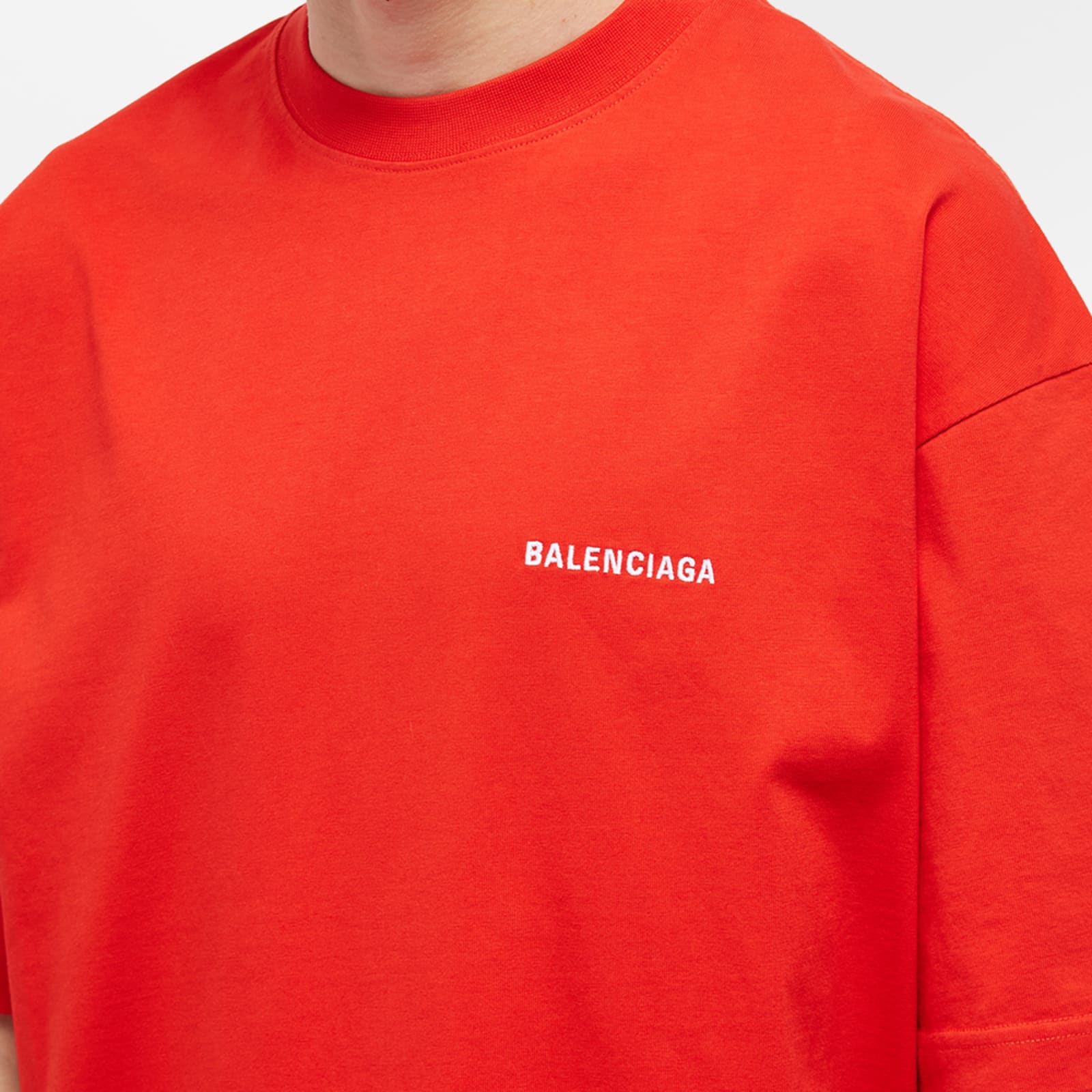 balenciaga back logo shirt
