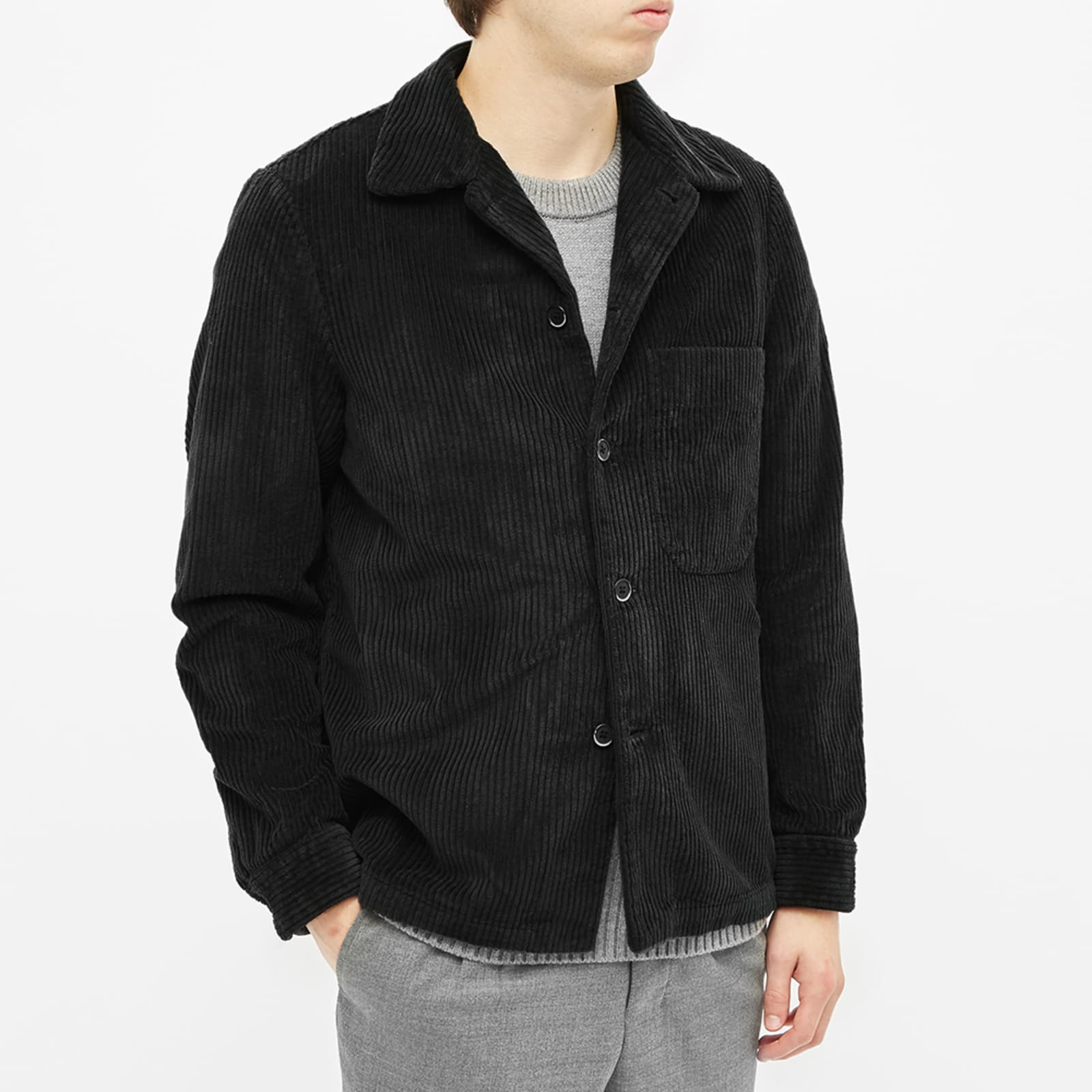 Barena Cord Chore Jacket Black END. (Global)