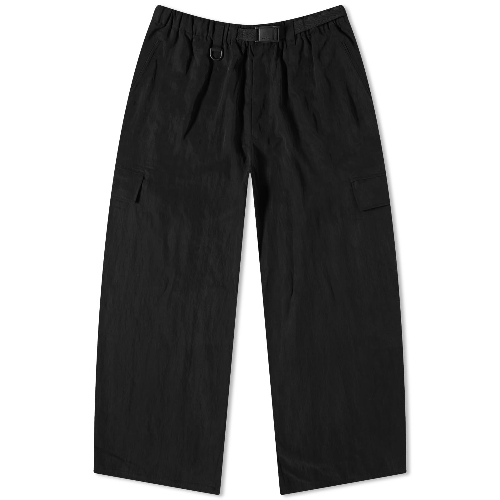 Y3 Wide Cargo Pants Black END.