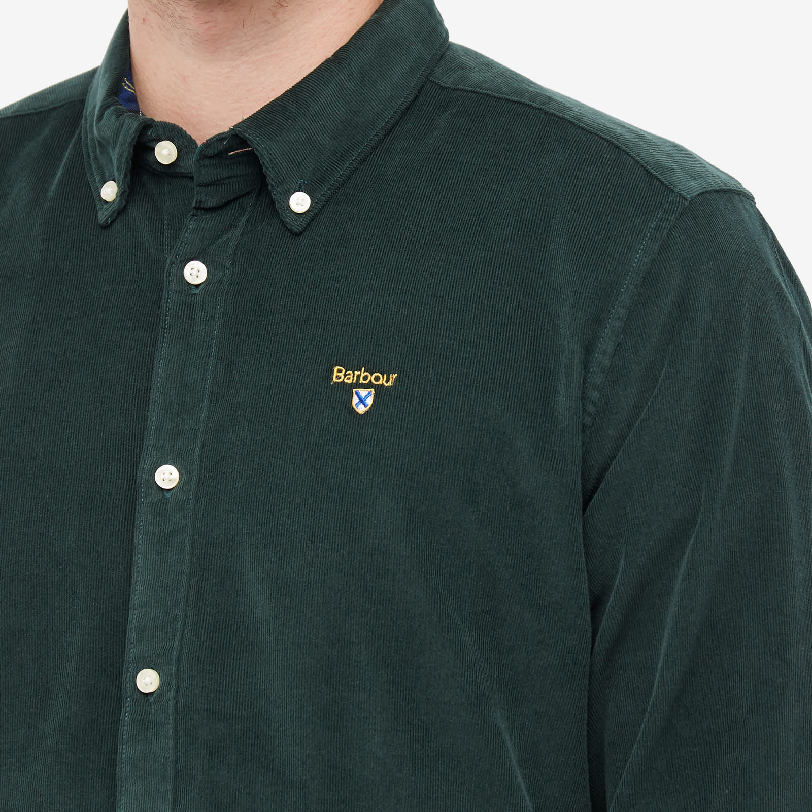 Barbour stapleton morris cord tailored shirt clearance