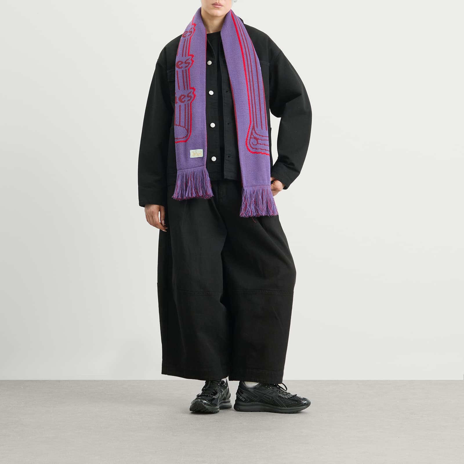 Aries Column Scarf - Purple