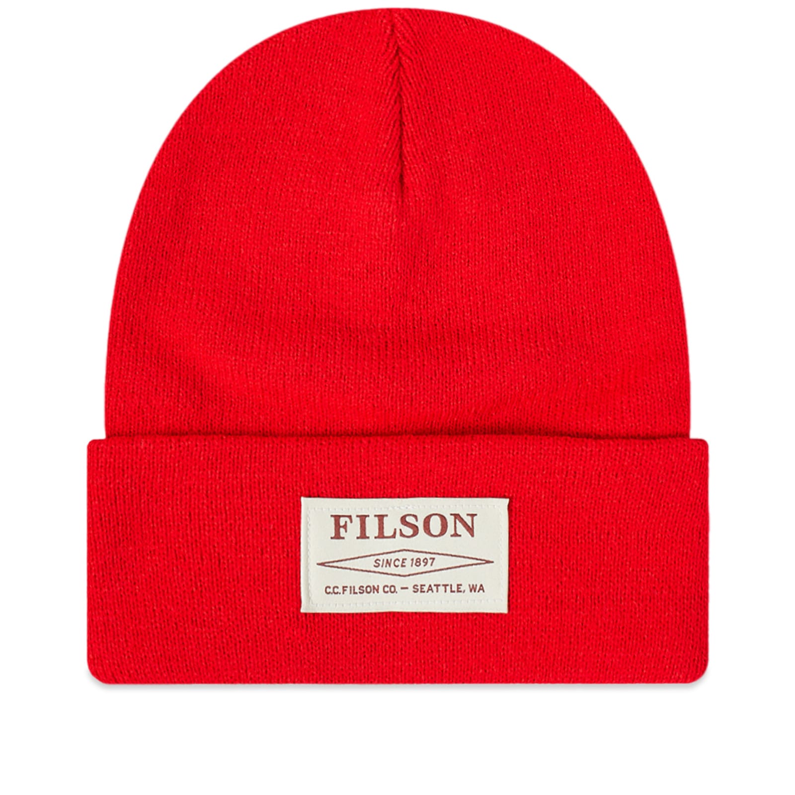 Filson Ballard Watch Cap - Red