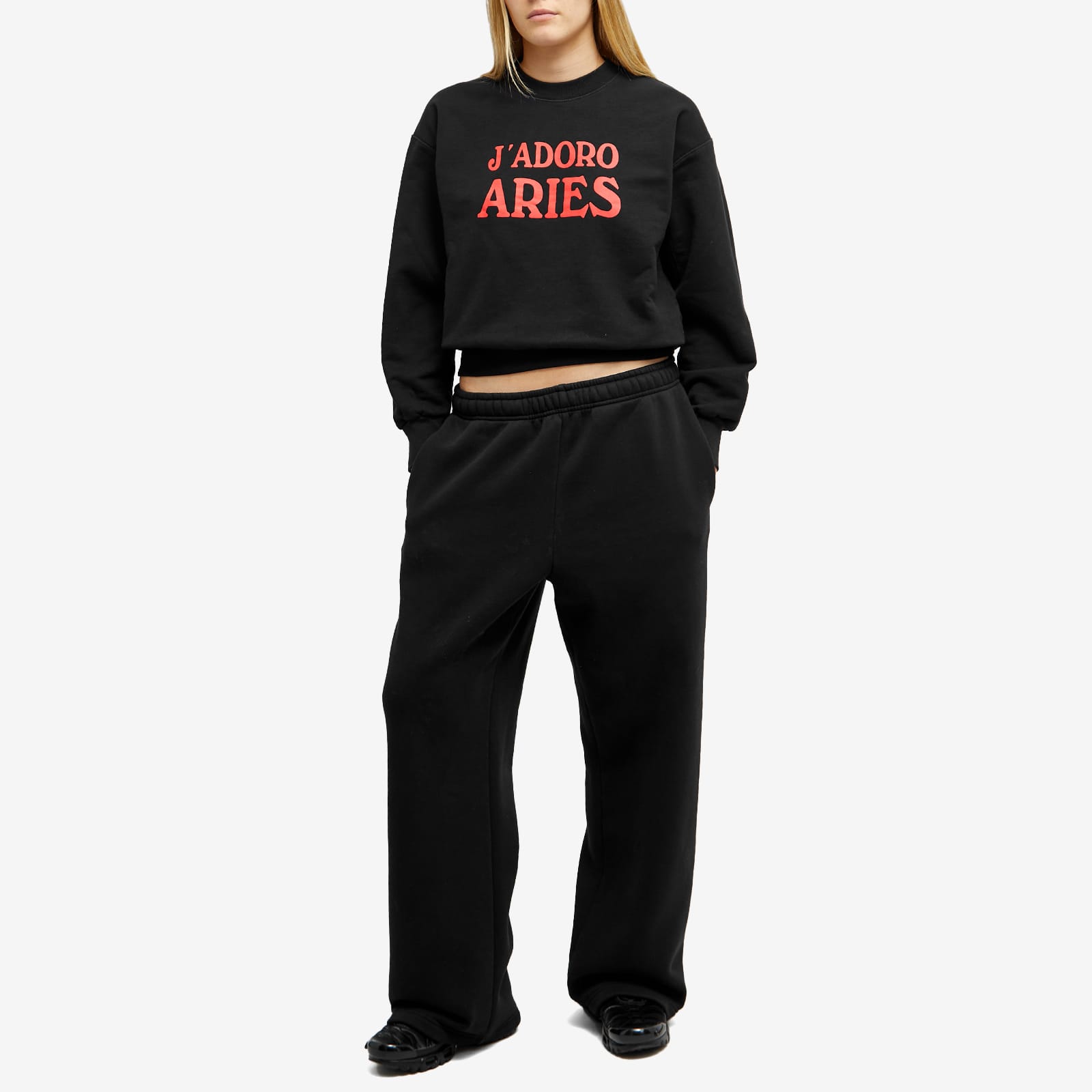 Aries J'Adoro Aries Crew Sweat Black | END. (KR)