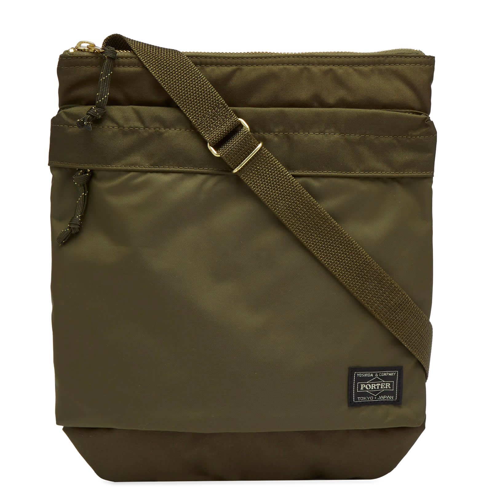 Sac à bandoulière Yoshida Porter Tanker tailleur vert hommes produits femmes