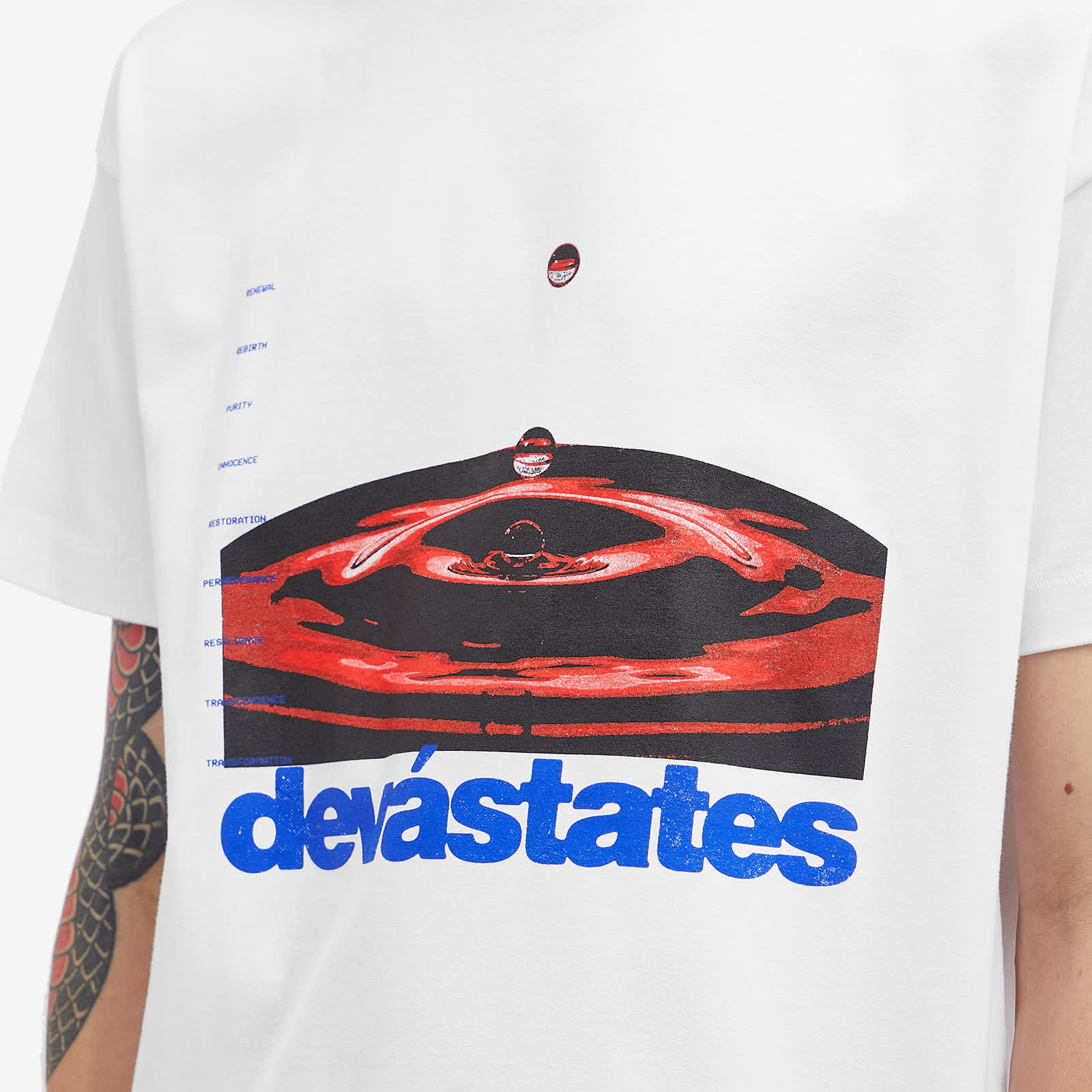 Deva States Ripple T-Shirt - White