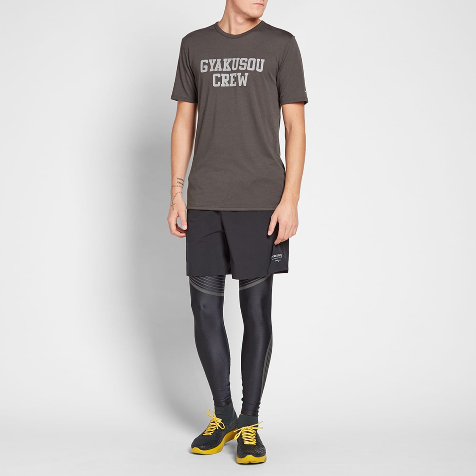 Nike x Undercover Gyakusou Crew Tee - Deep Pewter