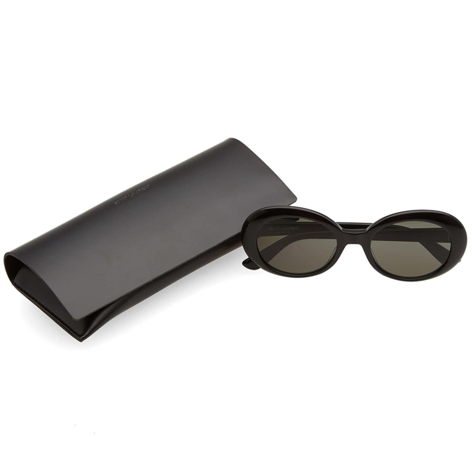 Saint Laurent SL 98 California Sunglasses Black & Smoke | END.