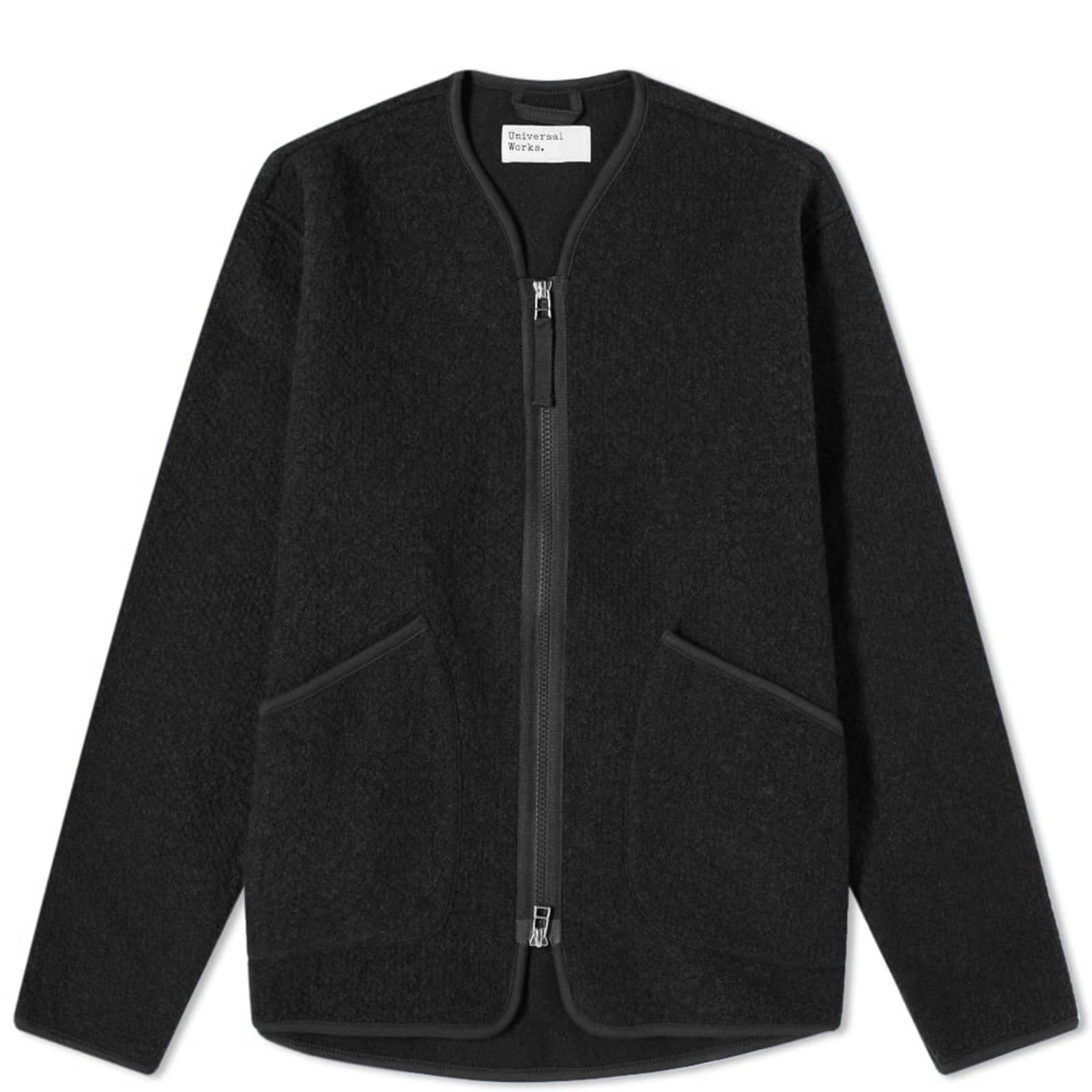 Universal Works Zip Liner Jacket Black END.