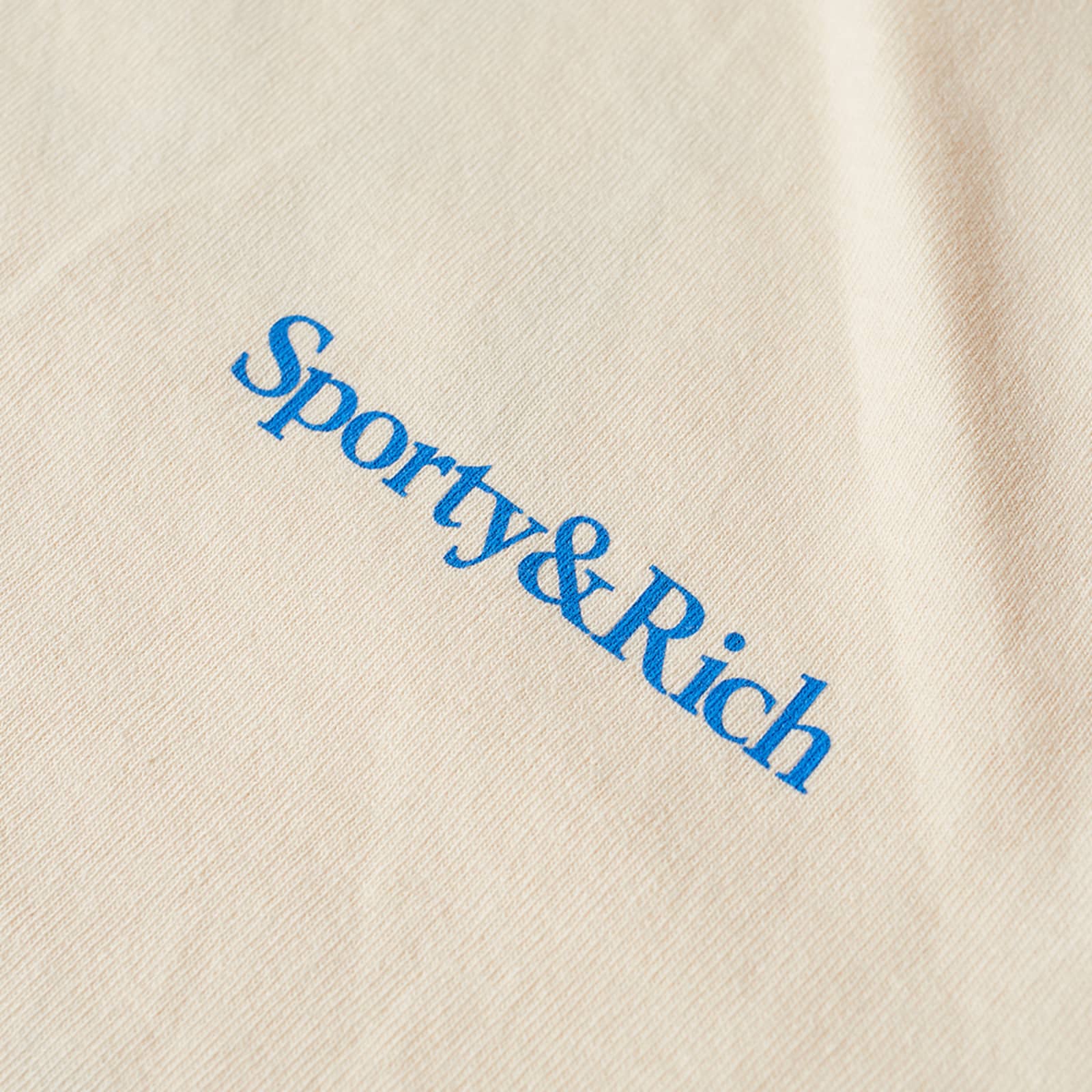 Sporty & Rich Health Script T-Shirt in Pink Dolphin
