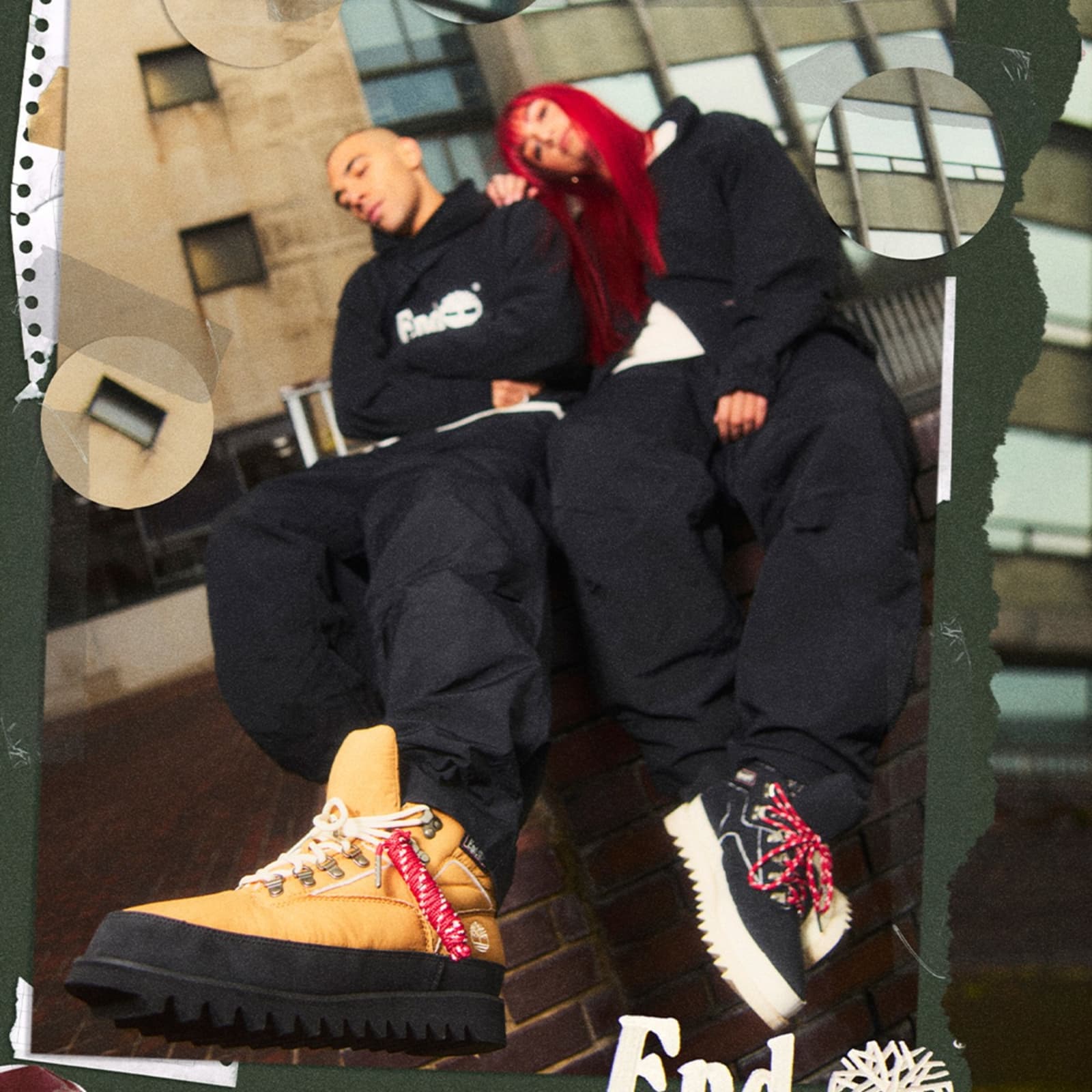 END. x Timberland Nylon Pants - Black