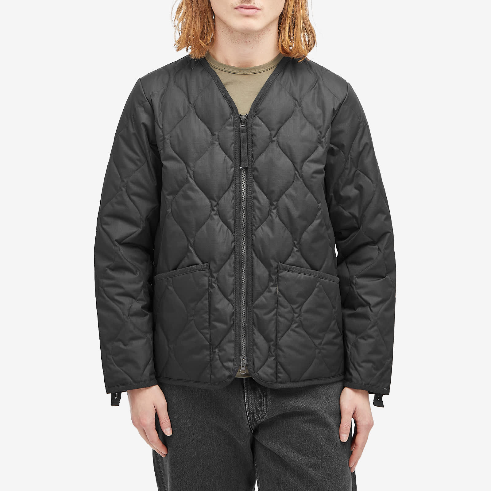 Taion Military Zip V-Neck Down Jacket