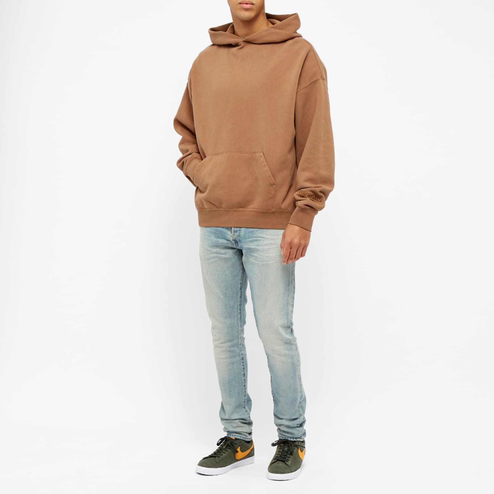 Fear of god essentials popover hoody clearance