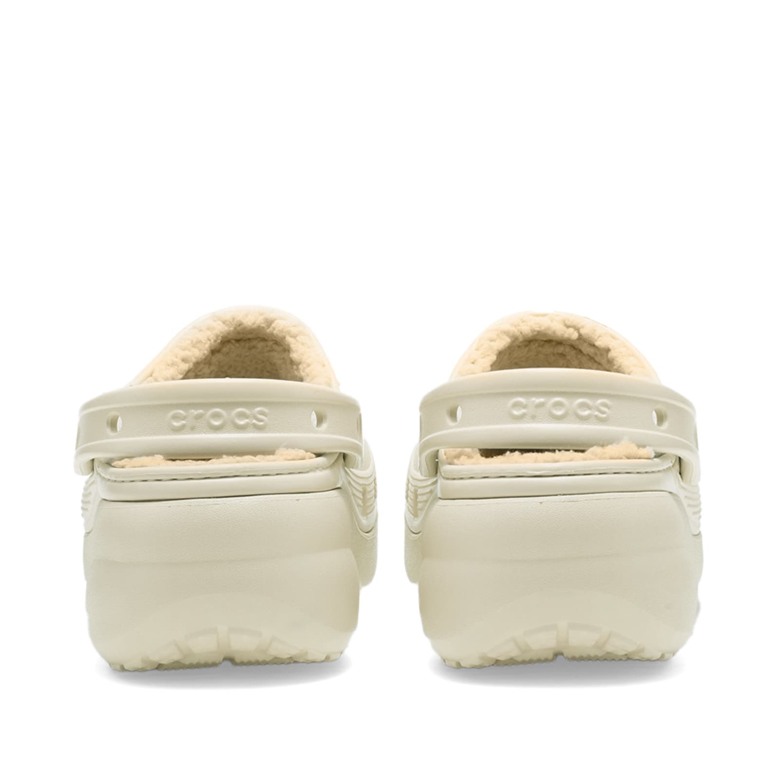 Crocs Classic Platform Lined Clog Bone END. (TW)