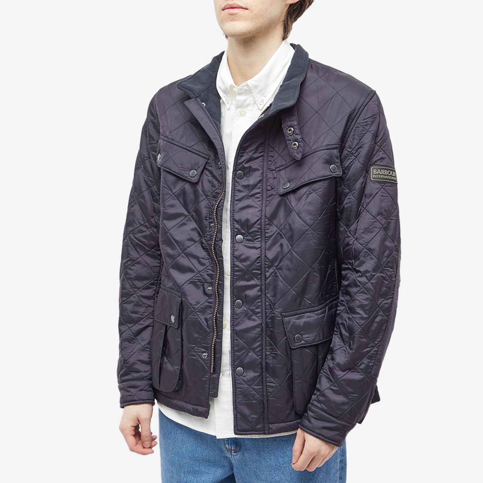 Barbour International Ariel Polarquilt Jacket - Navy