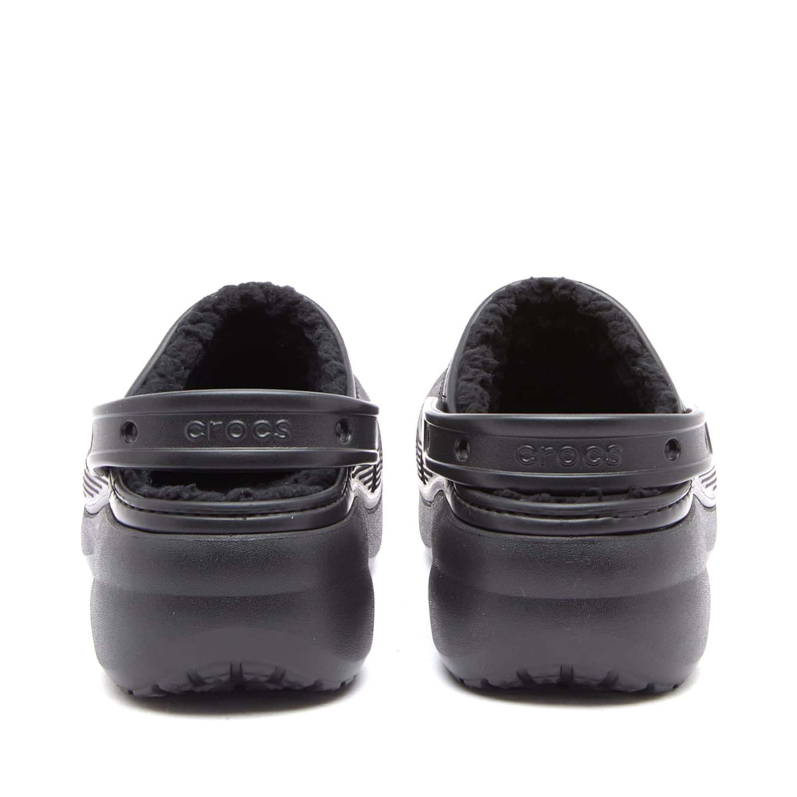 Crocs Classic Platform Lined Clog Black END. (KR)