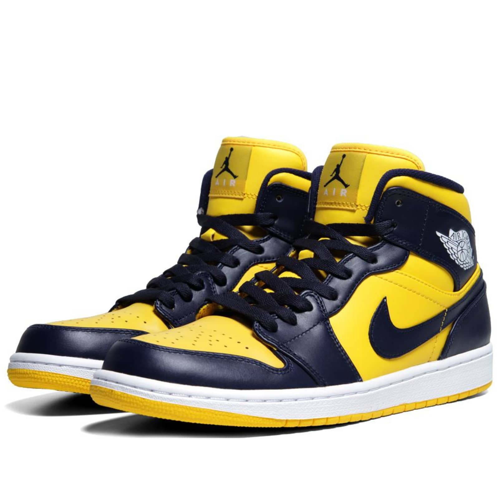 Nike Air Jordan I Mid 'Marquette' - Varsity Maize & Midnight