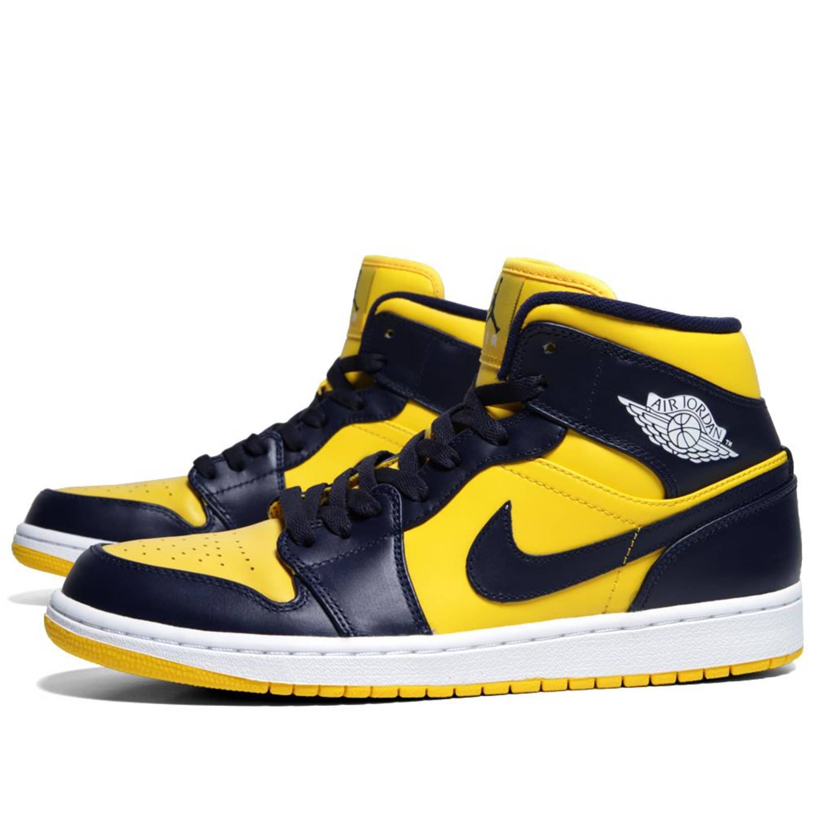 Nike Air Jordan I Mid 'Marquette' - Varsity Maize & Midnight