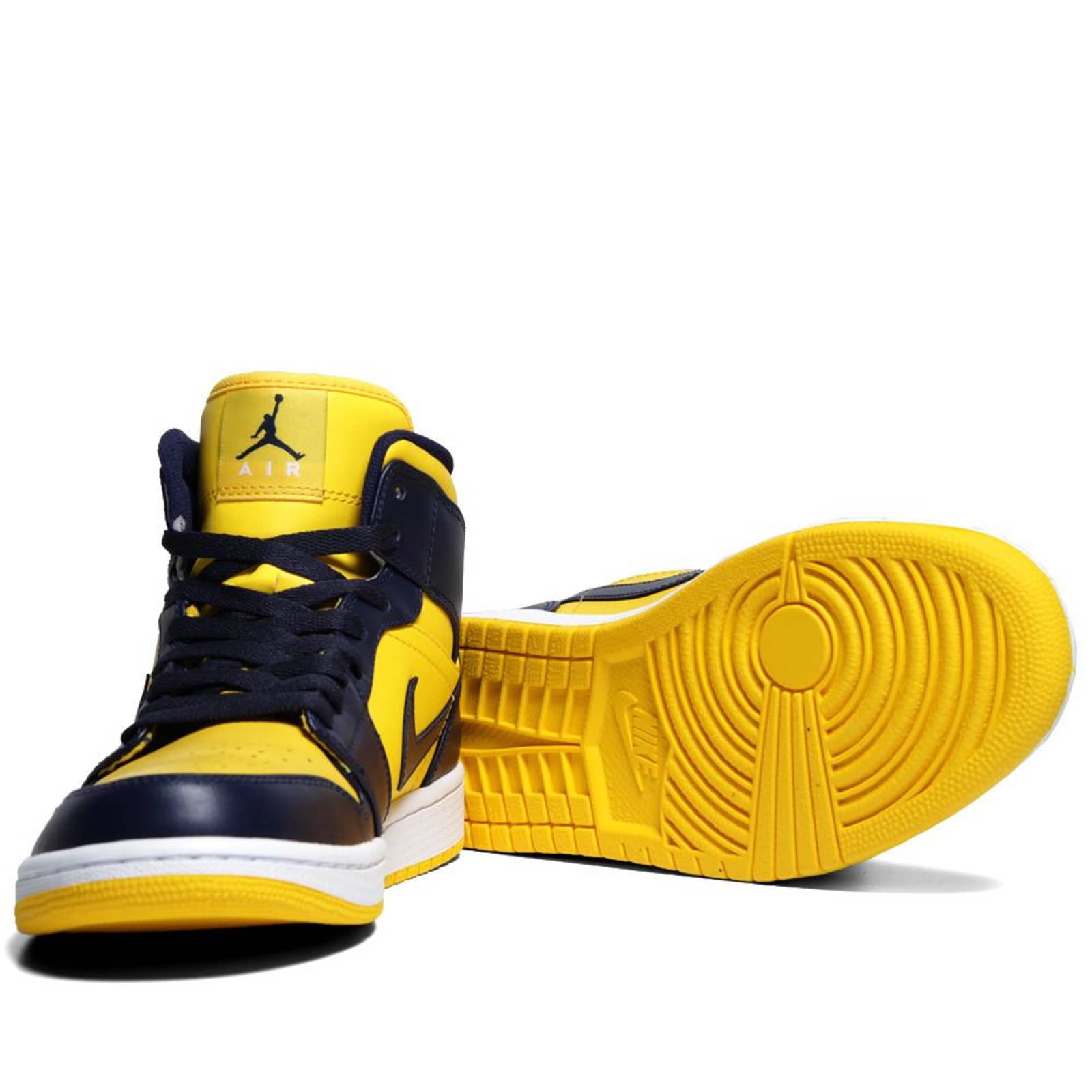 Nike Air Jordan I Mid 'Marquette' - Varsity Maize & Midnight