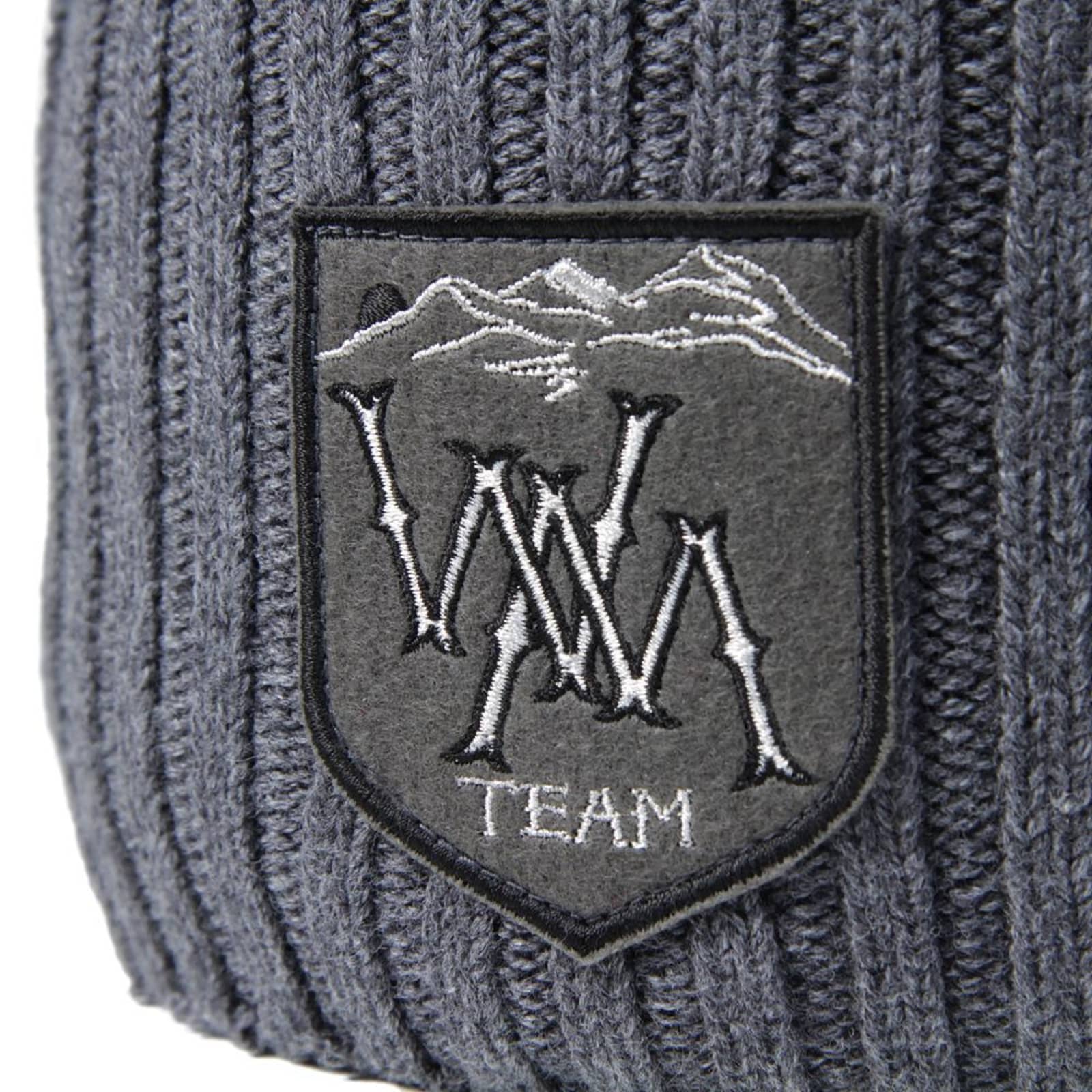 White Mountaineering Cotton Knit Cap - Charcoal 