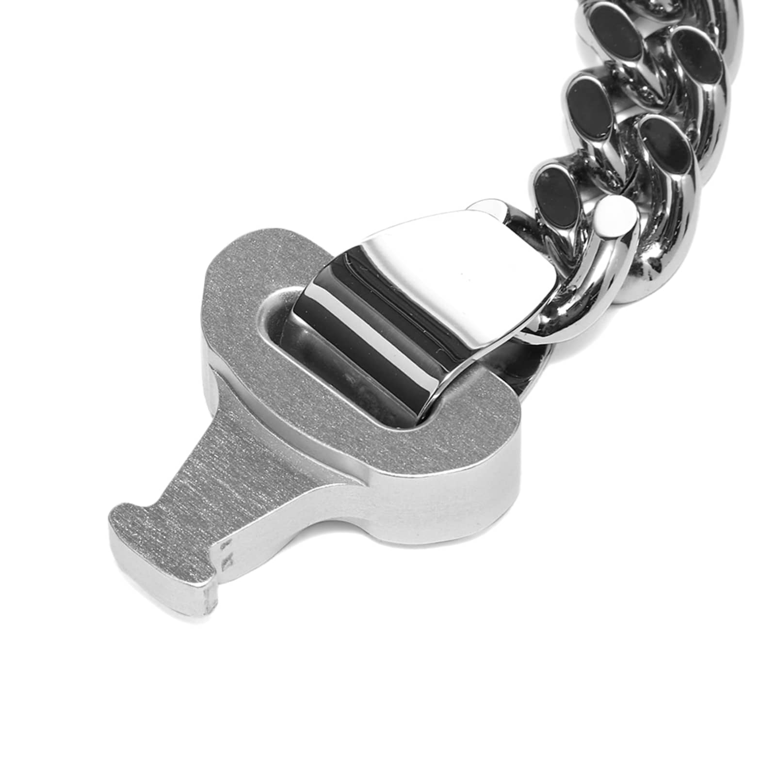 1017 ALYX 9SM Hero X 4 Chain Buckle Bracelet - Silver