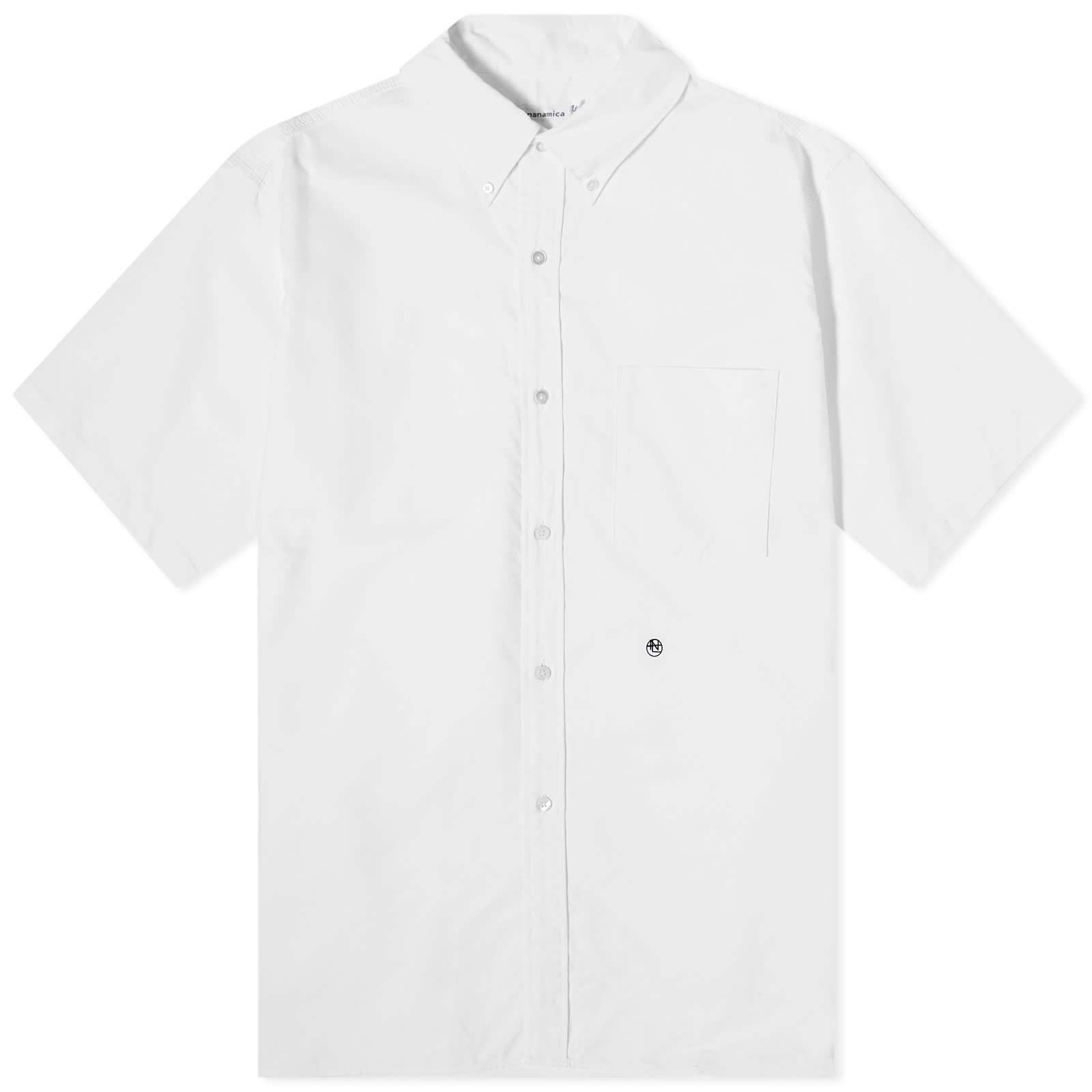 Nanamica Short Sleeve Button Down Wind Shirt - White