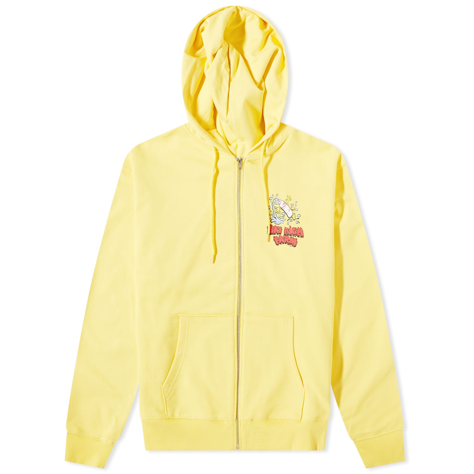 Sky High Farm Flatbush Zip Hoodie Yellow END.